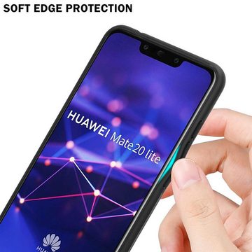Cadorabo Handyhülle Huawei MATE 20 LITE Huawei MATE 20 LITE, Robustes Hard Case - Handy Schutzhülle - Hülle - Back Cover Bumper