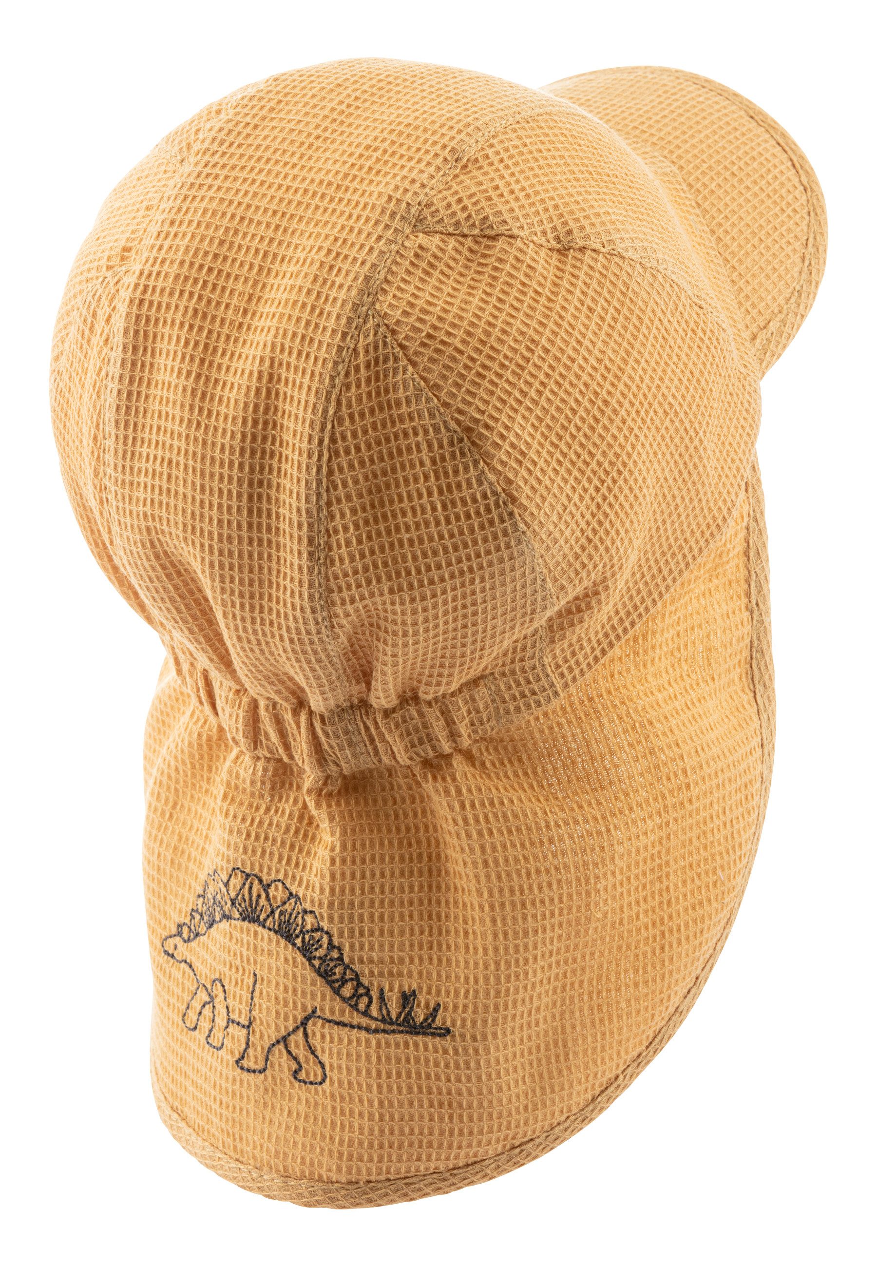 Sterntaler® Beanie Schirmmütze mit Nackenschutz Dino günstig online kaufen