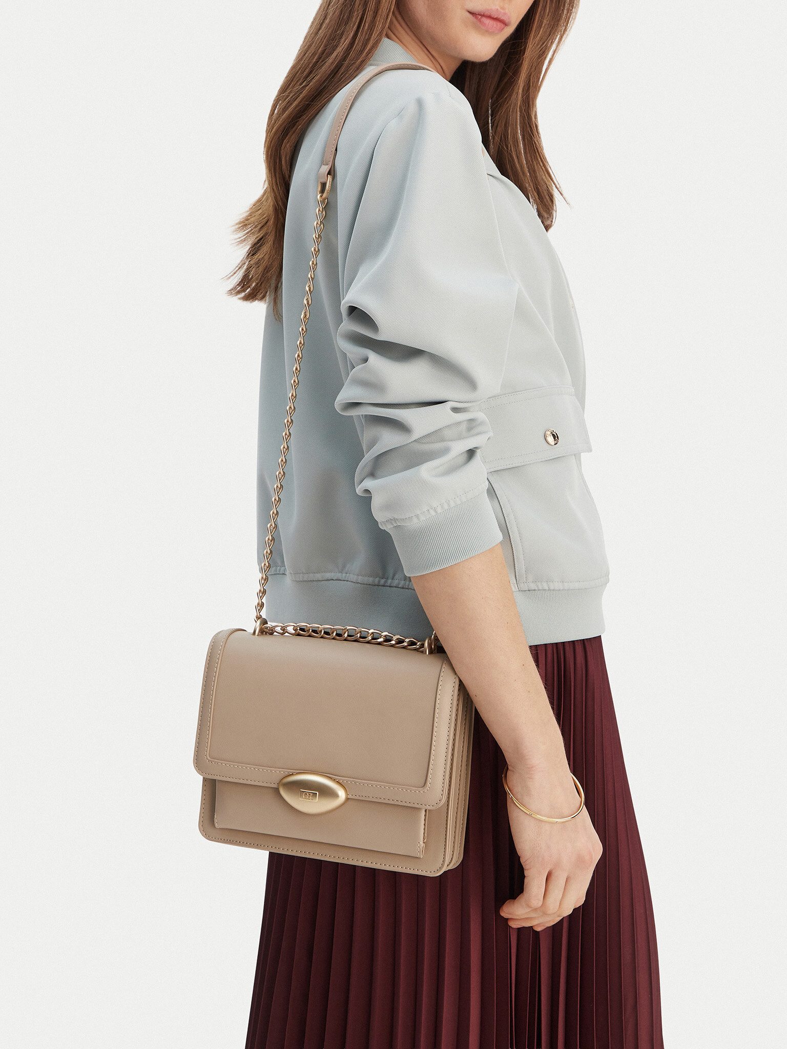 GINO ROSSI Handtasche Gino Rossi Damenhandtasche Beige Gino Rossi-EO-KY129 Beige