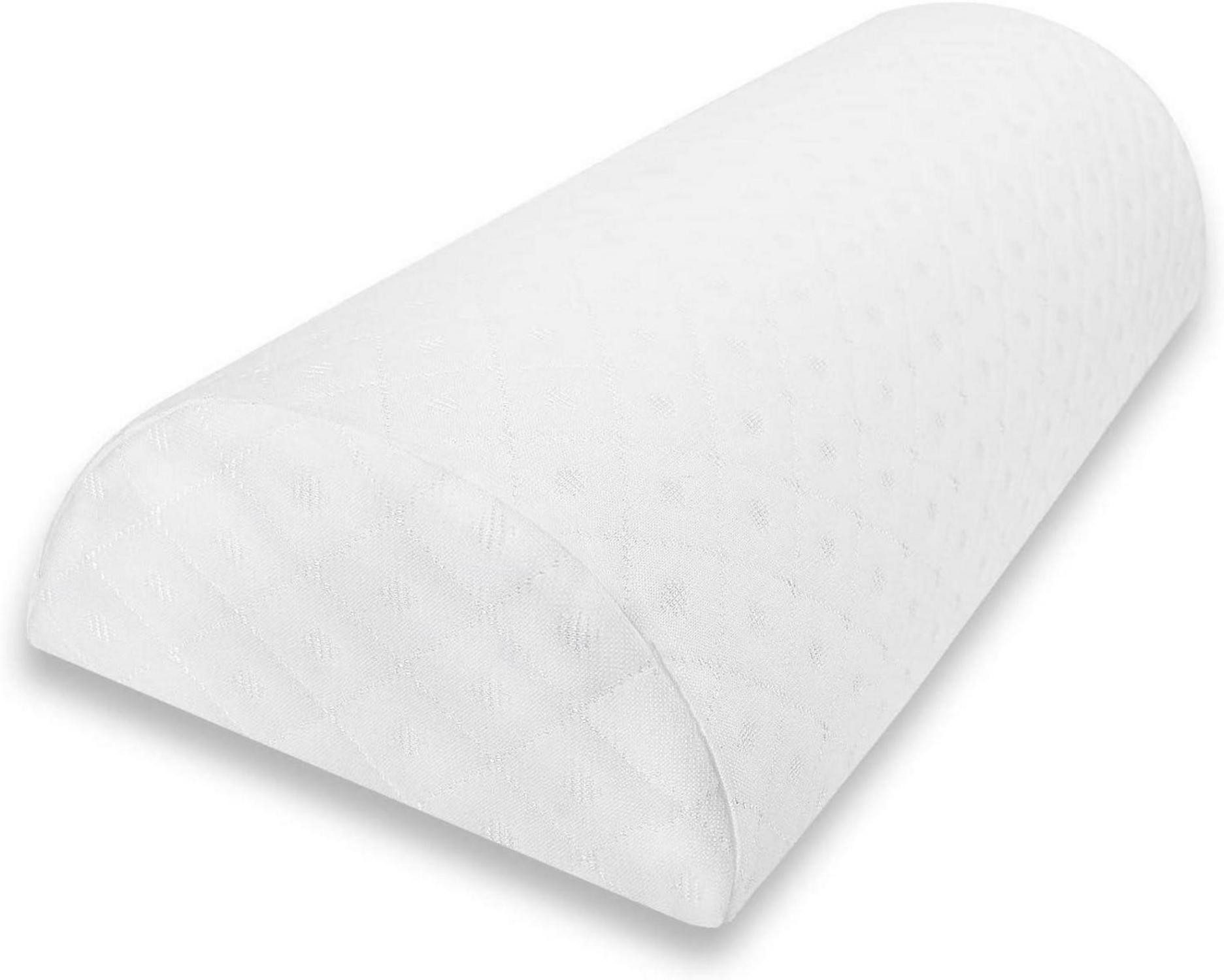 LuxusKollektion Lagerungskissen Kniekissen für Seitenschläfer Memory Foam 50x20x10cm