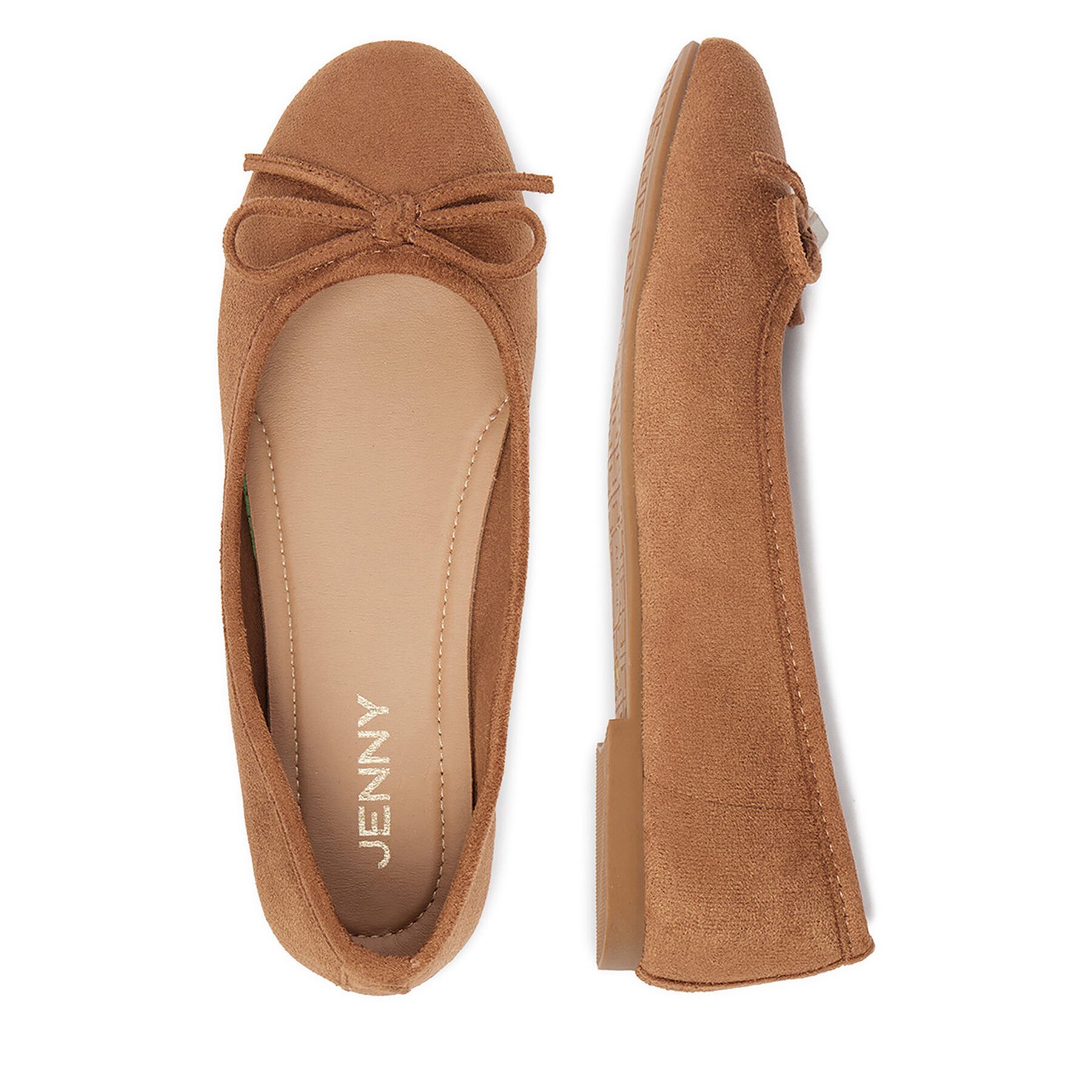 Jenny Jenny Damen Ballerinen 5907964504634 Braun Ballerina