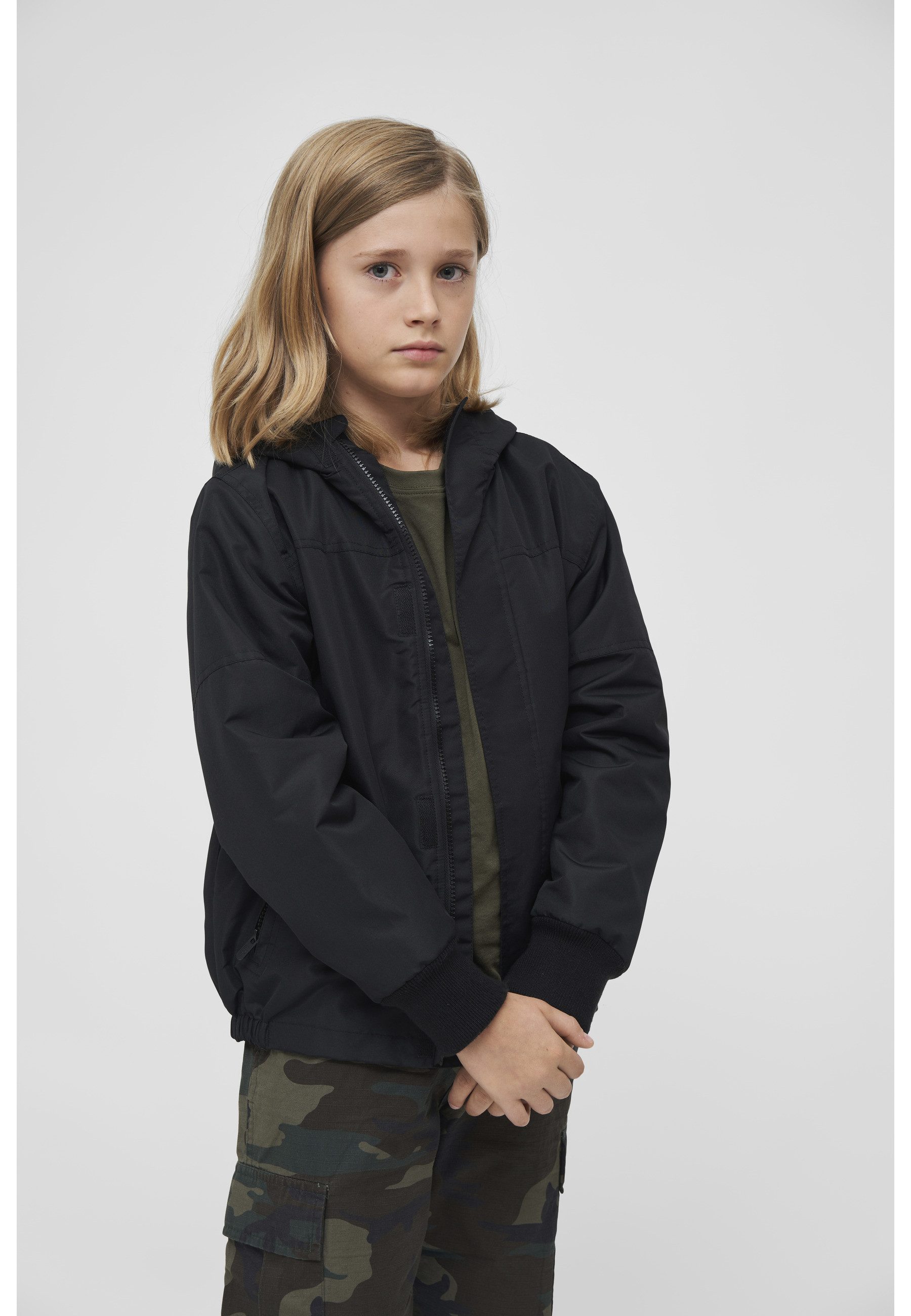 Brandit Allwetterjacke Brandit Unisex Kids Windbreaker Frontzip (1-St)