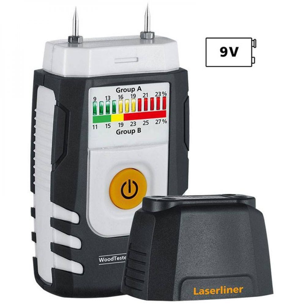 LASERLINER Laserwasserwaage Laserliner Feuchtemessgerät Wood Tester Compact Brennholzfeuchte
