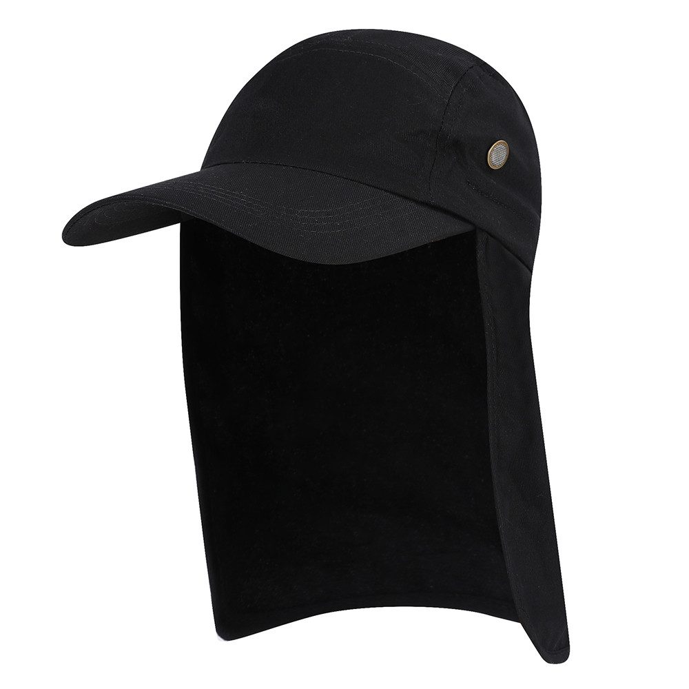GARRYFIZH Visor Visor Cap Sonnencap Damen Schirmkappe Herren Schwarz, geeignet für Kopfumfänge von 45 cm bis 62 cm