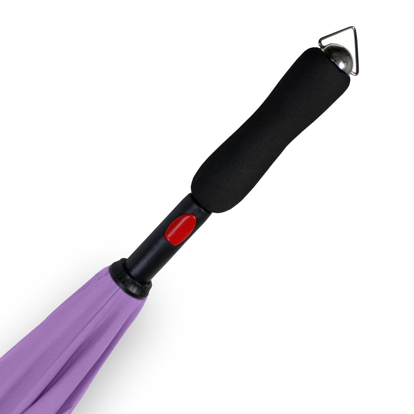 iX-brella Stockregenschirm Reverse-Schirm mit Auf-Automatik und Schirmhülle, öffnet sich verkehrt herum