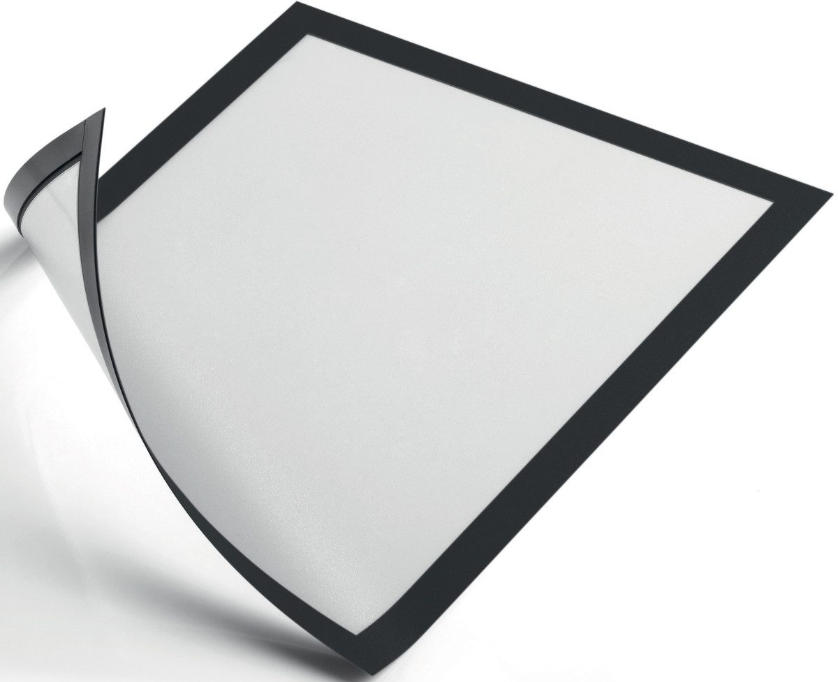 Thumbnail - DURABLE Fächermappe Magnetrahmen Duraframe Magnetic A4 schwarz