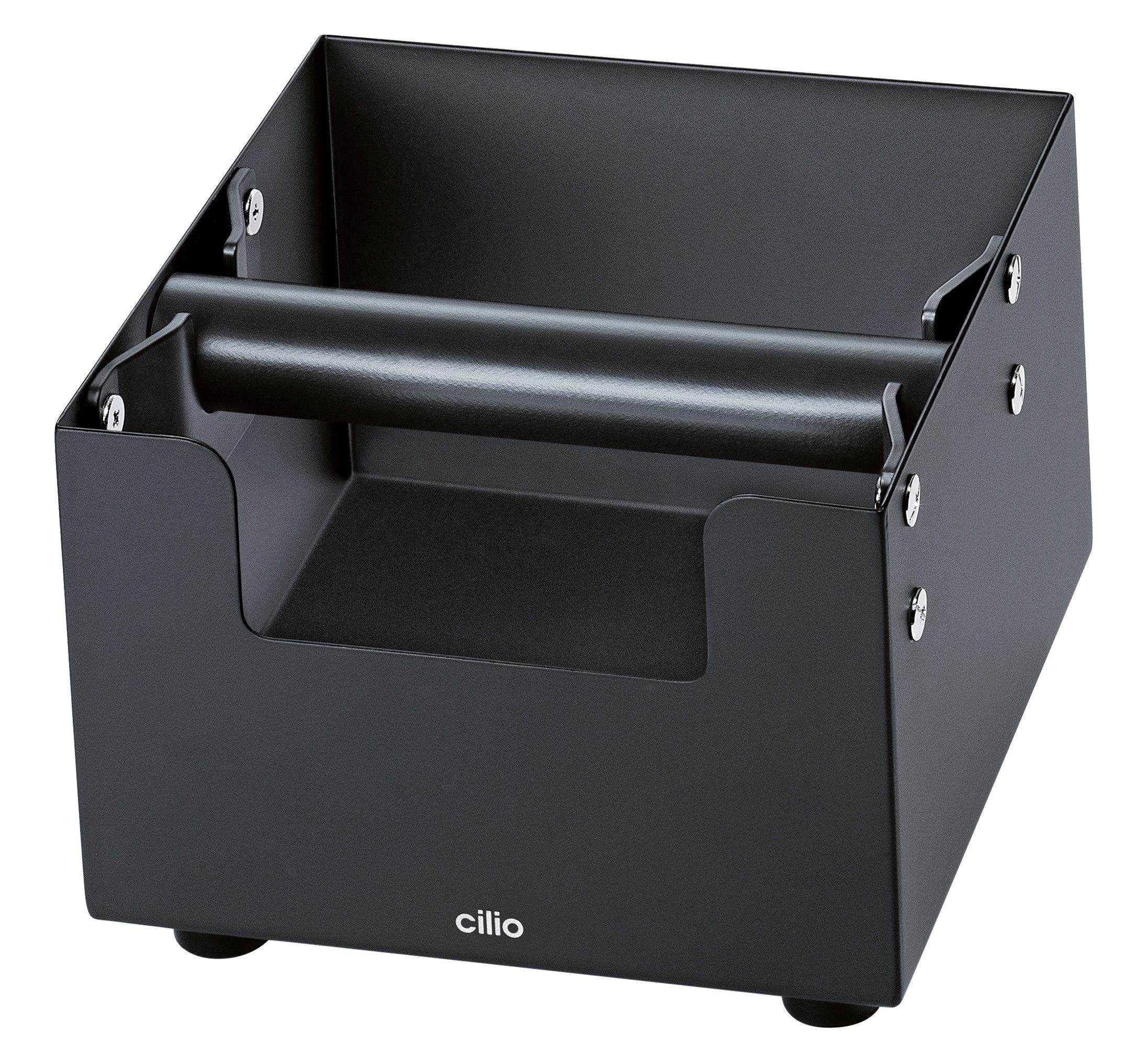 Cilio Ausklopfbehälter Kaffee Abklopfbehälter Ausschlagdose Siebträger cilio BARISTA 550863