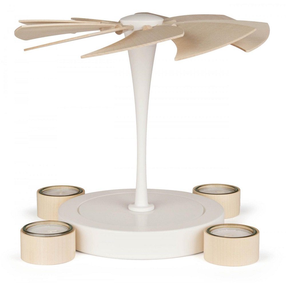 Dregeno Erzgebirge Weihnachtspyramide Moderne Pyramide Nobilis unbestückt aus dem Erzgebirge, unbestückt- zum selber bestücken