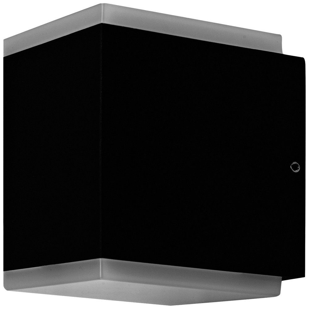 Megatron S Schwarz LED-Außenwandleuchte PLATO Megatron W 12 LED MT69015 Außen-Wandleuchte