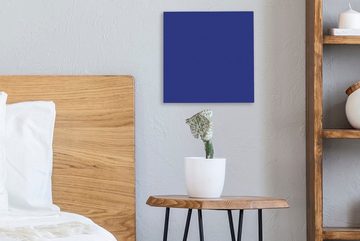 OneMillionCanvasses® Leinwandbild Blau - Palette - Interieur, (1 St), Leinwand Bilder für Wohnzimmer Schlafzimmer