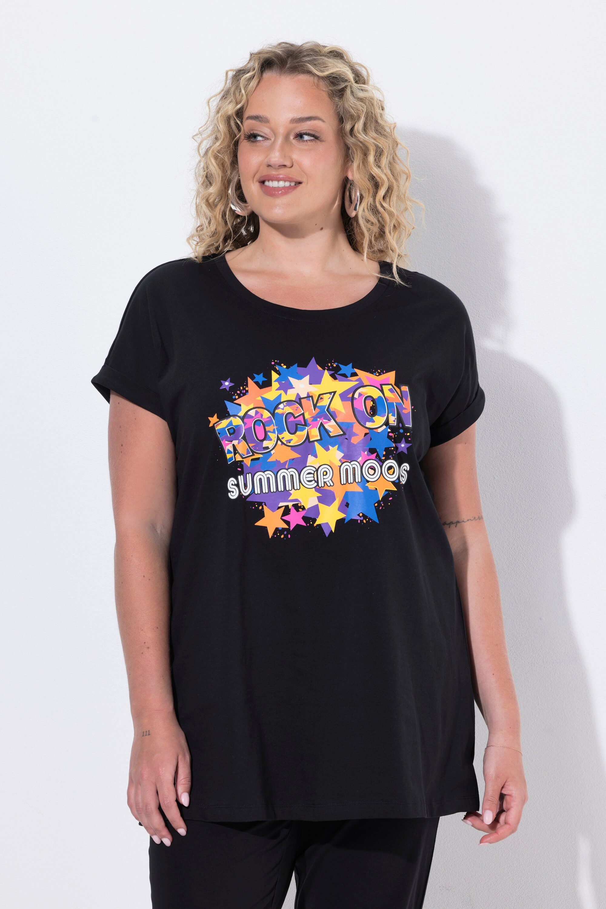 Angel of Style T-Shirt T-Shirt Komfort Fit Sternen-Motiv Halbarm