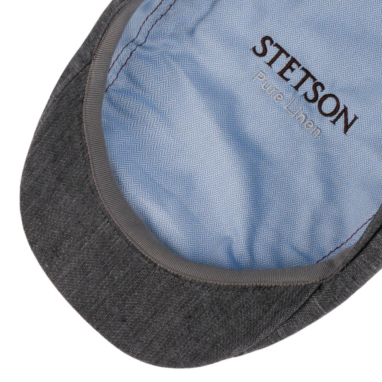 Stetson Flat Cap (1-St) Schirmmütze mit Schirm, Made in Germany