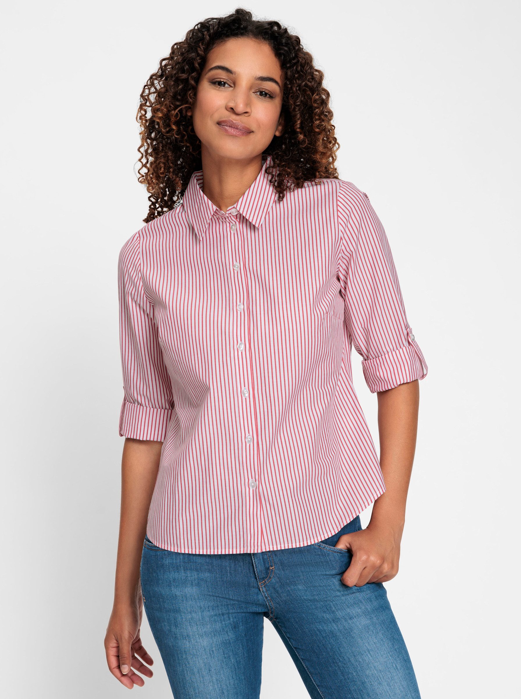 Witt Klassische Bluse Gestreifte Bluse . günstig online kaufen