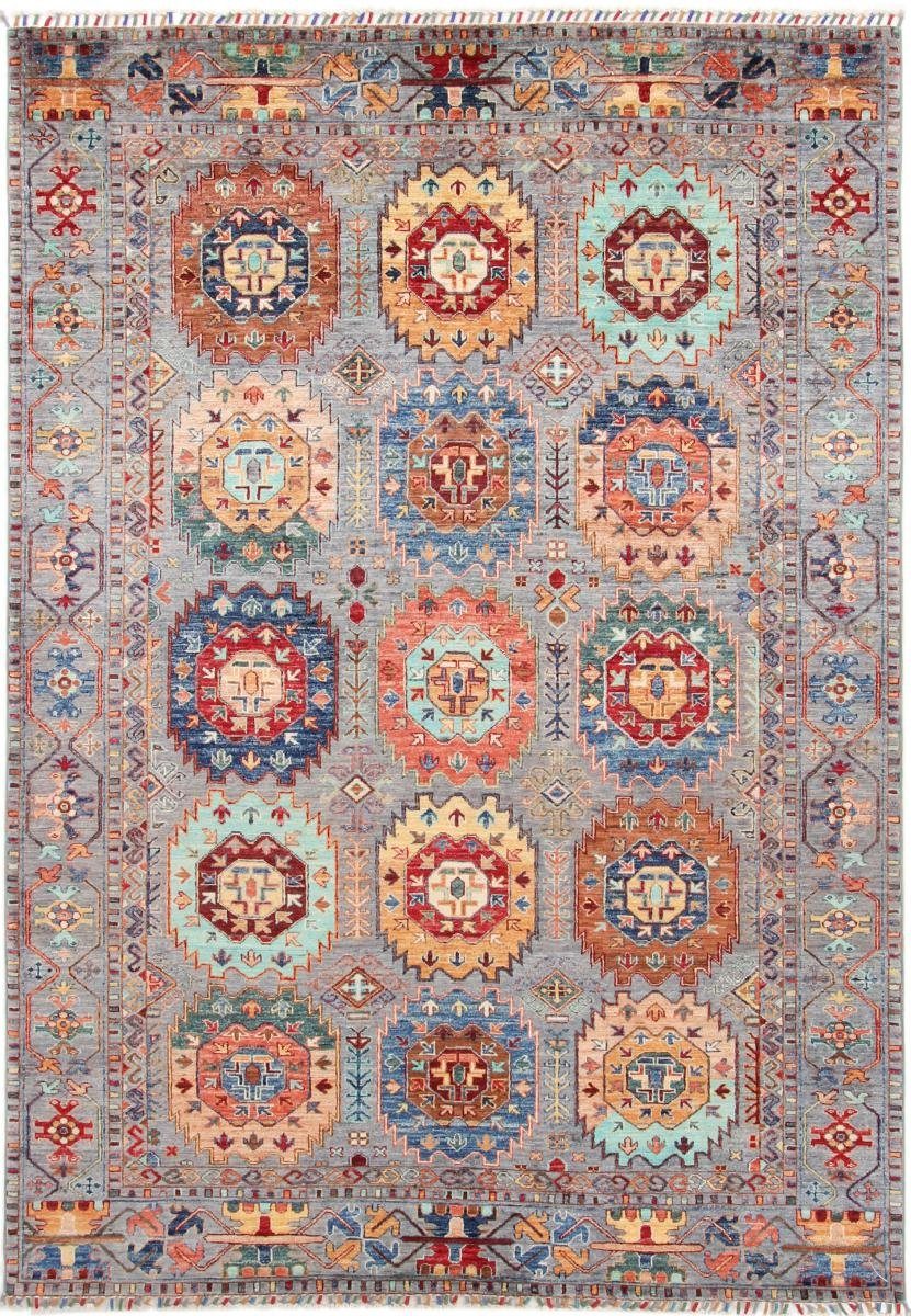 Trading, Orientteppich, Höhe: Handgeknüpfter Arijana 178x252 rechteckig, 5 Klassik Orientteppich Nain mm