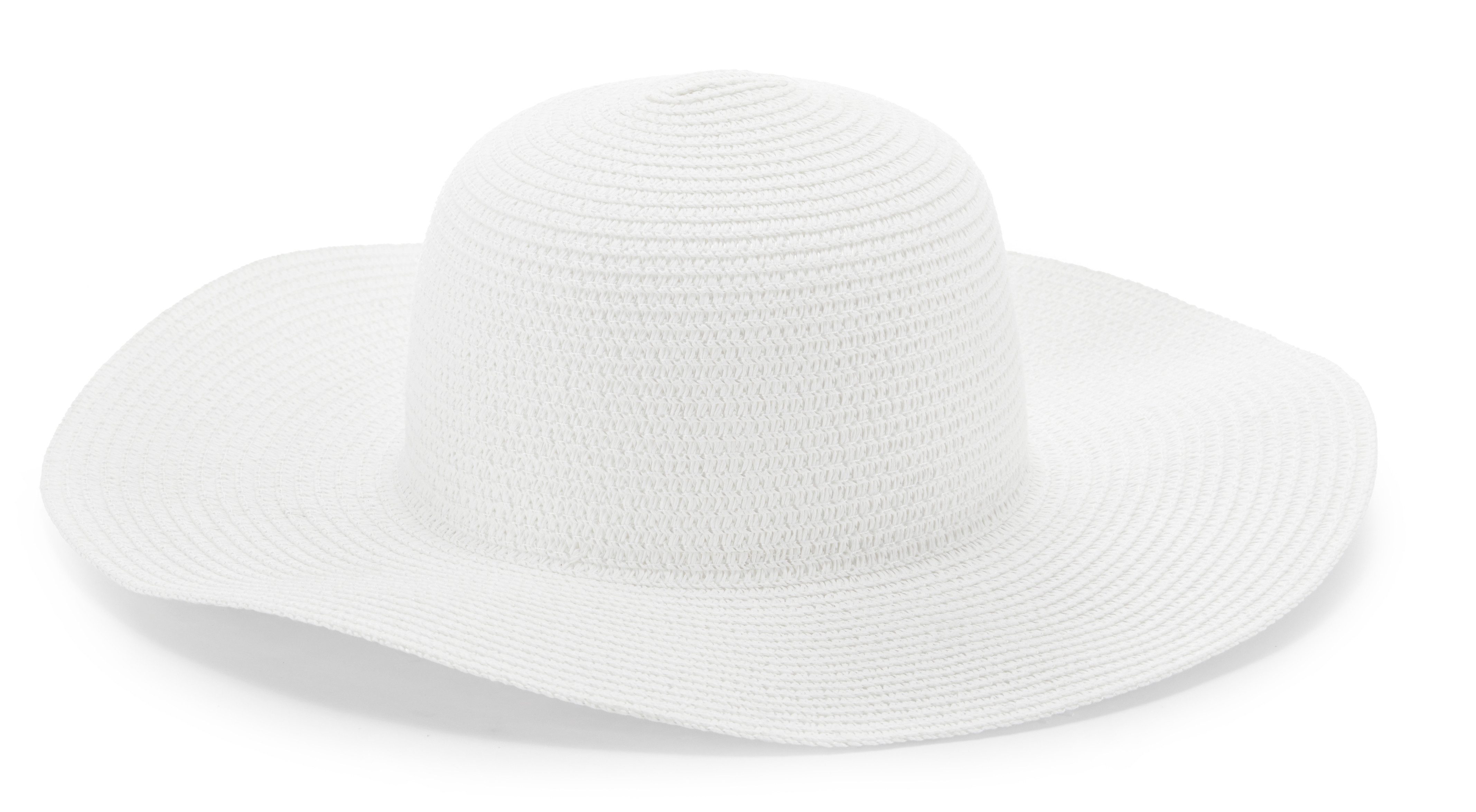 LASCANA Strohhut Sonnenhut Hut mit breiter Krempe, Sommerhut, Kopfbedeckung VEGAN