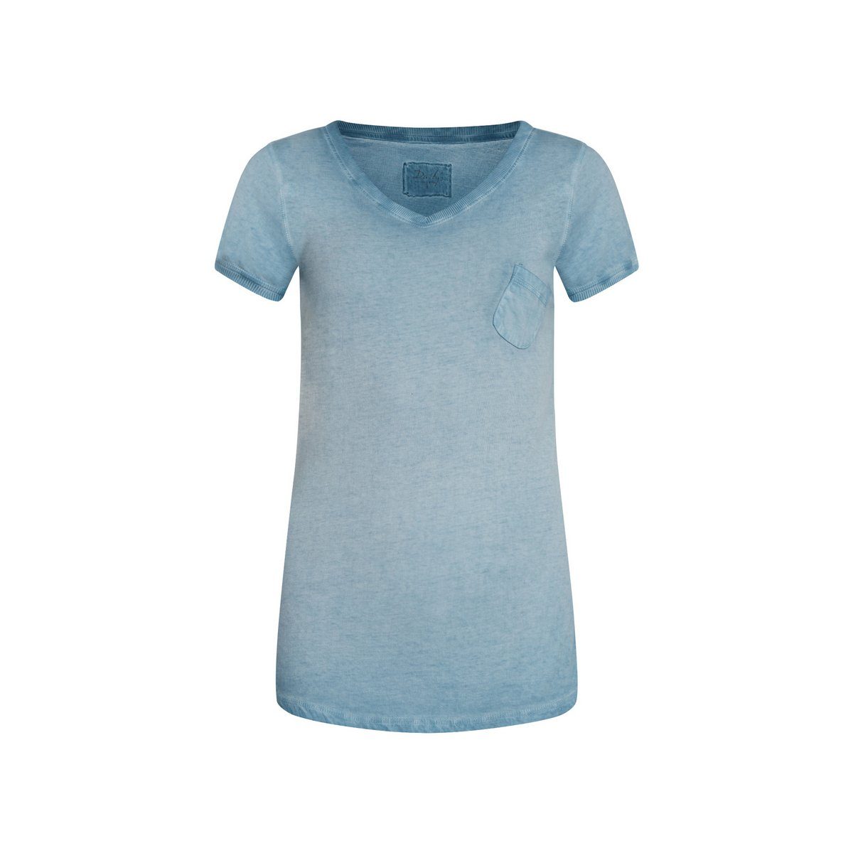 DAILY´S T-Shirt blau regular (1-tlg) Blauton
