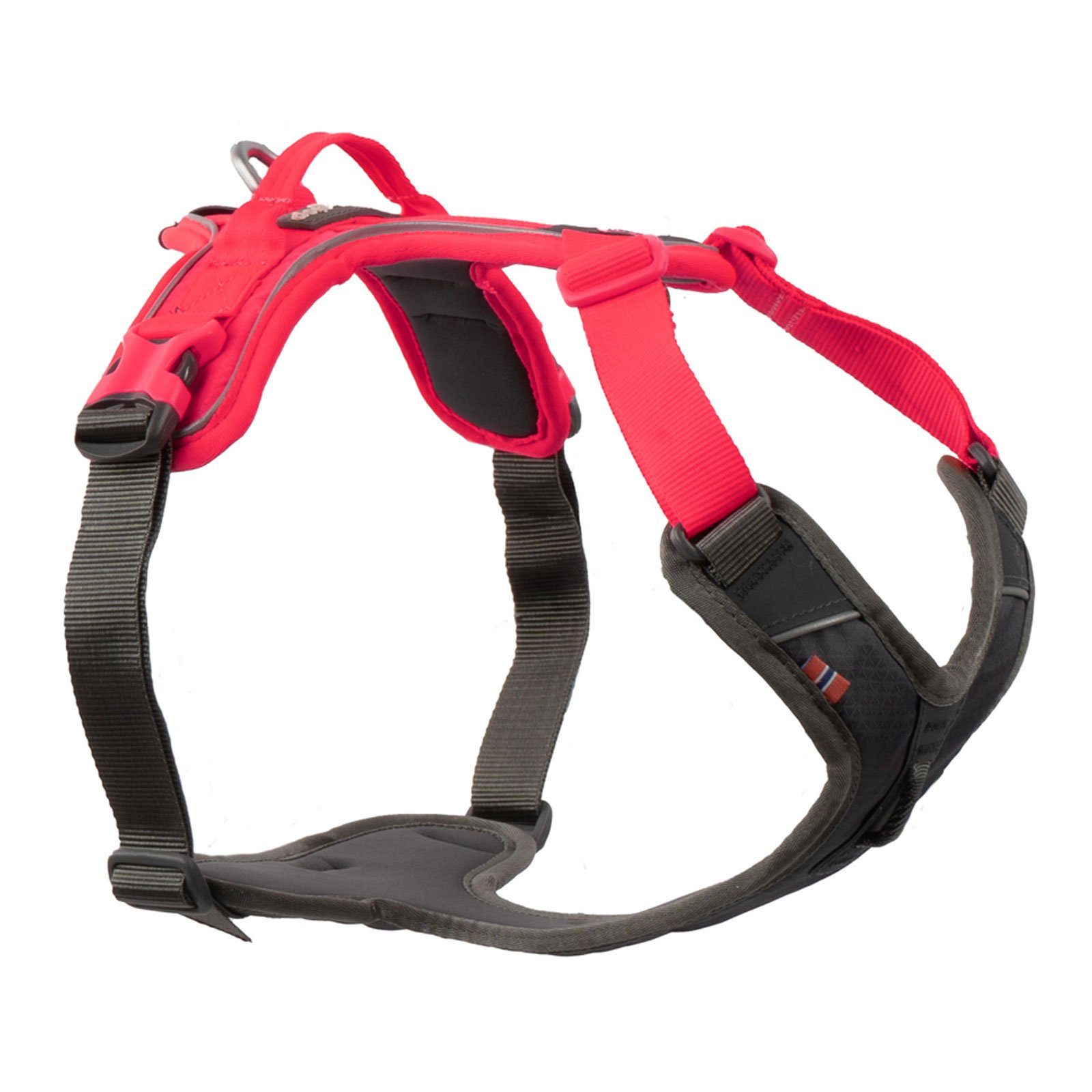 Non-stop dogwear Hunde-Geschirr RAMBLE HARNESS black/pink, Wander- und Alltagsgeschirr für Hunde