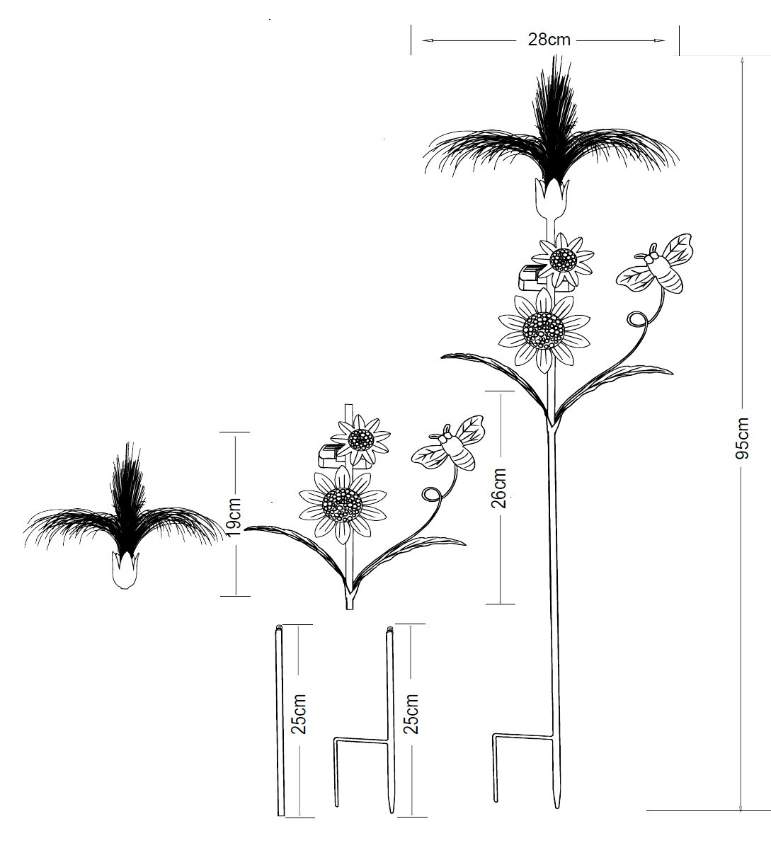 Northpoint LED Gartenleuchte LED Solar Gartenstecker günstig online kaufen