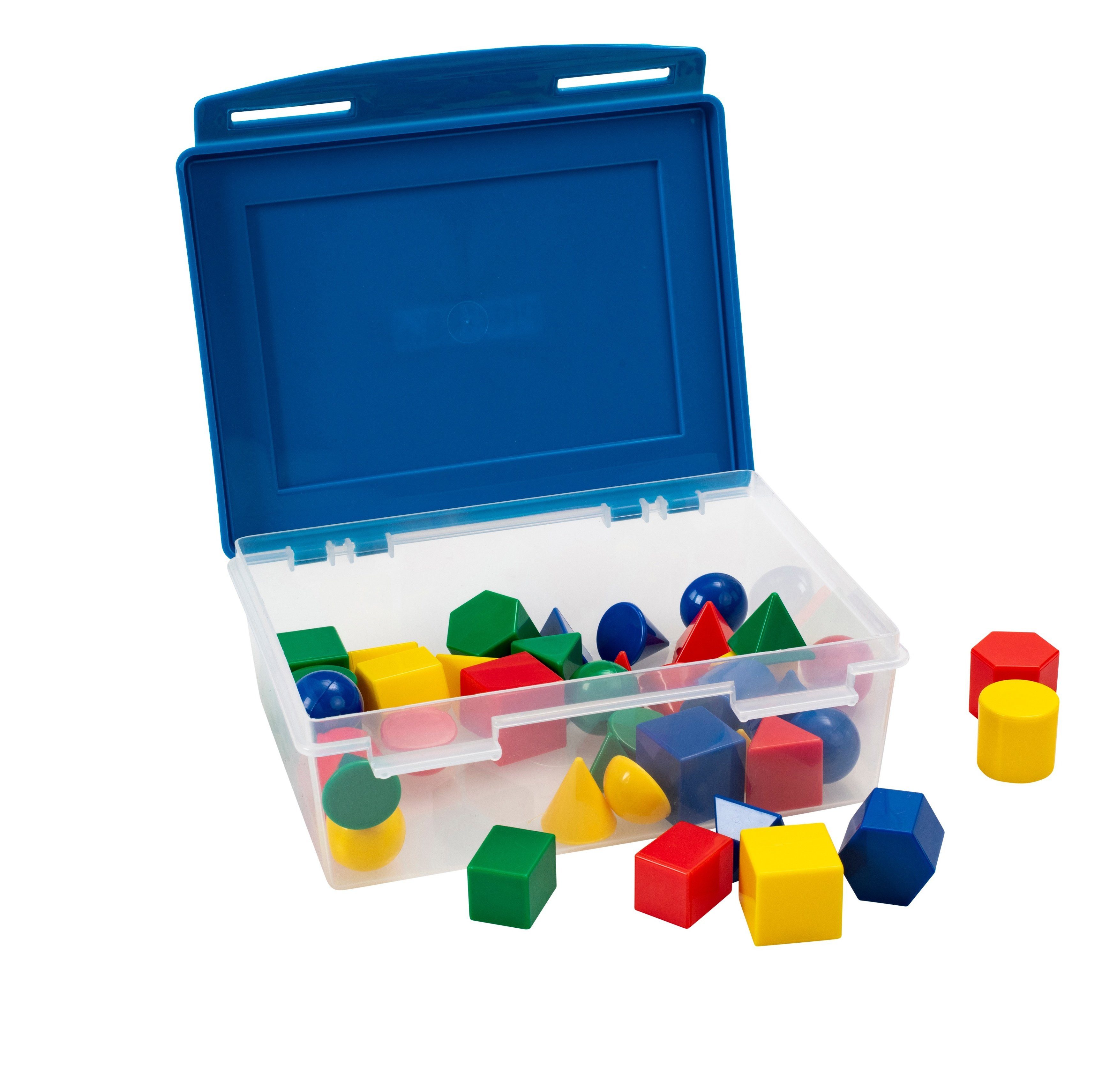 Betzold Lernspielzeug Kleine Geometriekörper, 40 Stück – Mathe Lernset Formen