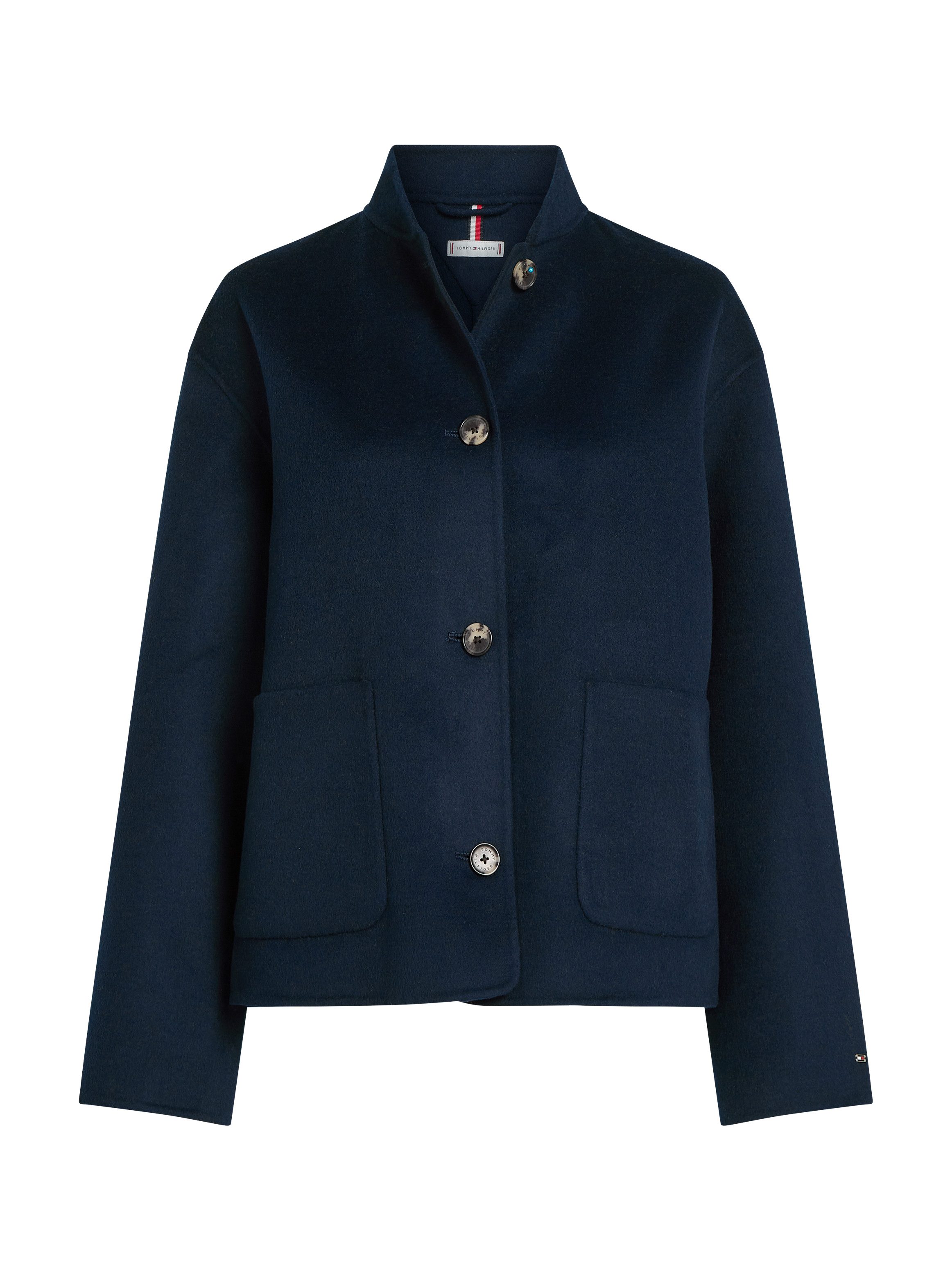 Tommy Hilfiger Bomberjacke DF WOOL BOMBER JACKET mit Wollanteil