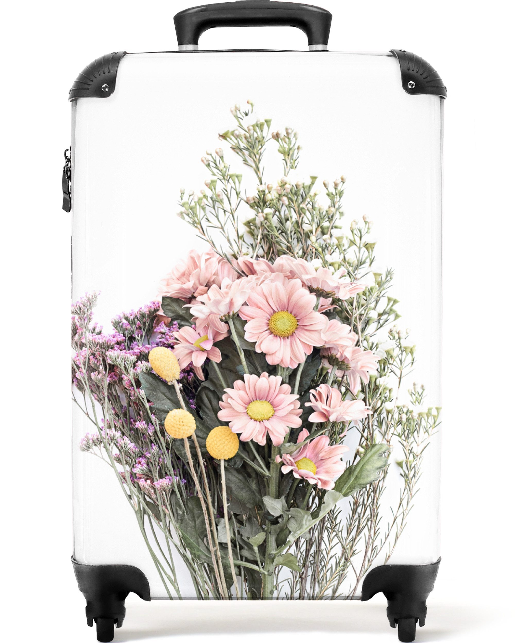 NoBoringSuitcases.com© Hartschalen-Trolley Blumen - Strauß - günstig online kaufen