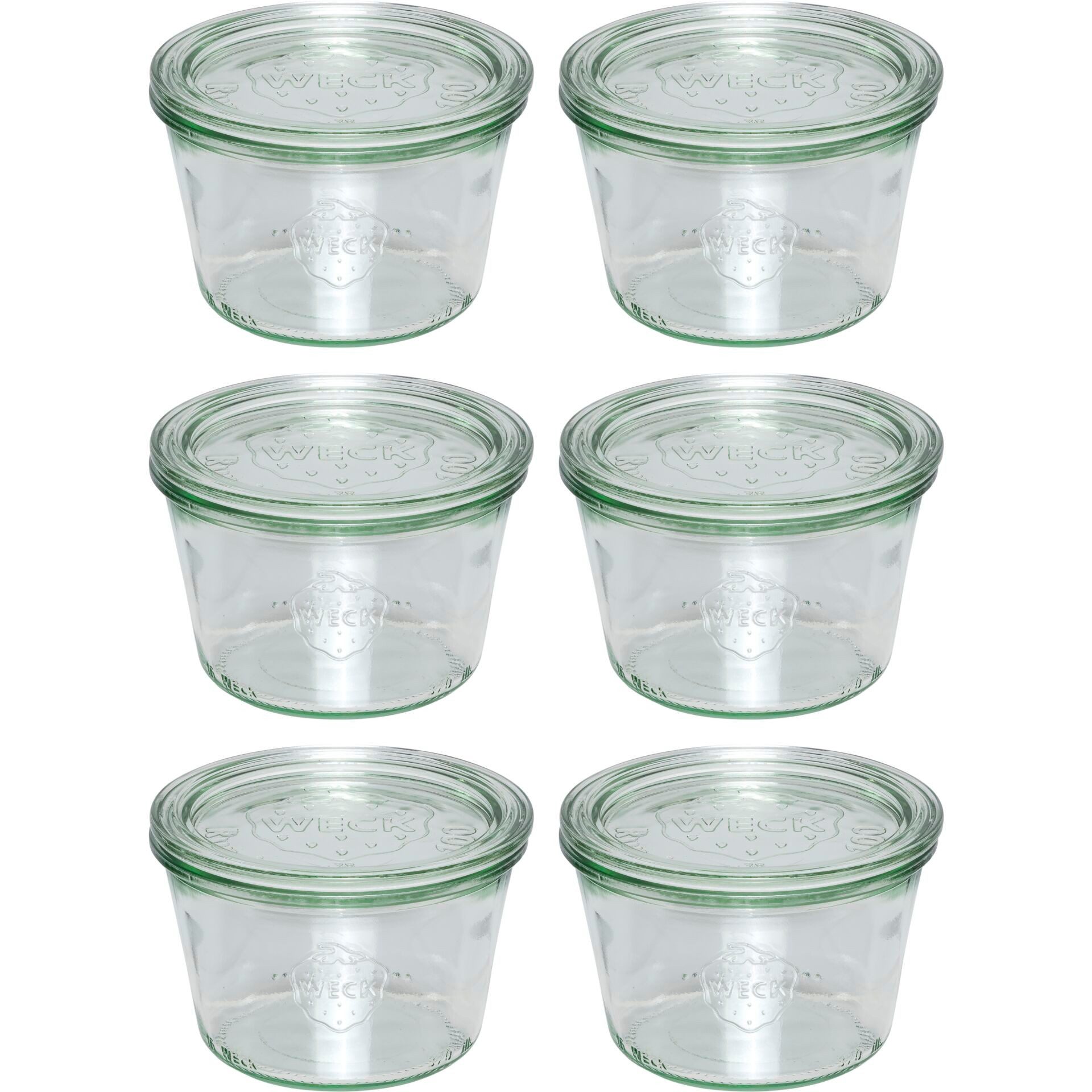 WECK Karaffe Sturzglas 370ml 6er Pack