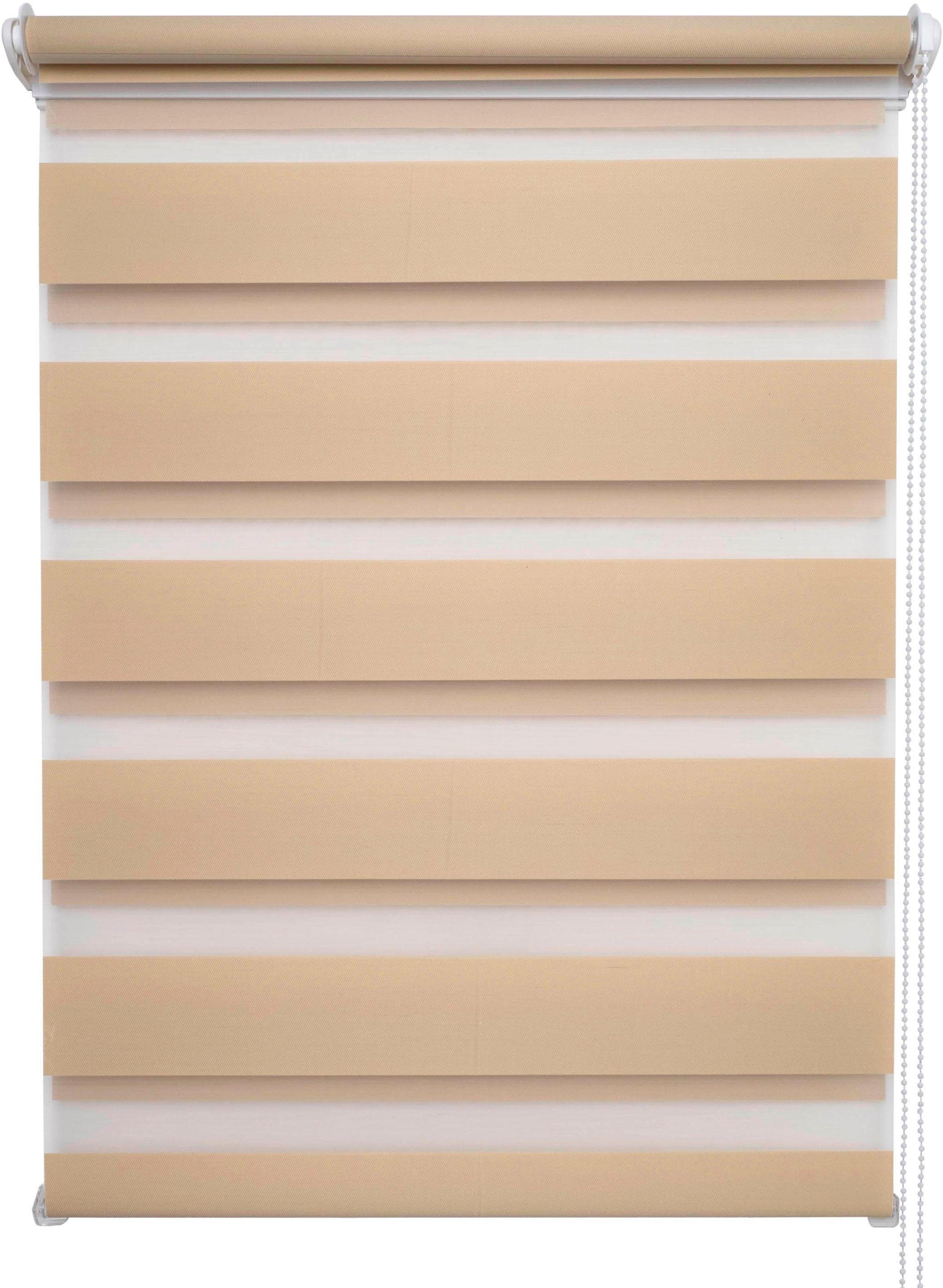 Doppelrollo Klemmfix-Doppelrollo, SCHÖNER WOHNEN-Kollektion, Lichtschutz, ohne Bohren, freihängend, Klemmfix