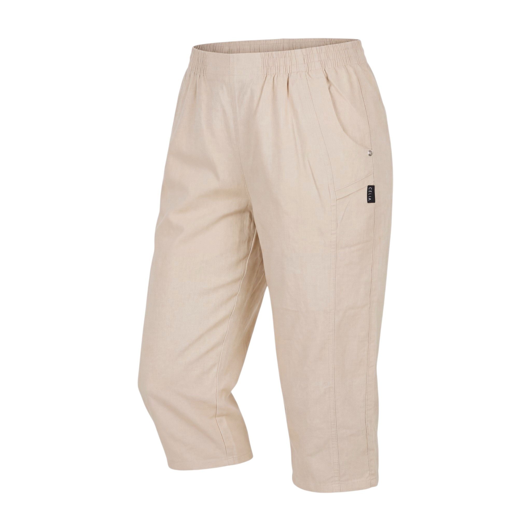 OriginalYou Caprihose Damen Sommerhose mit Stretch 7/8 Capri Schlupfhose bequemer Stretchbund, in den Größe 36 bis 50 erhältlich