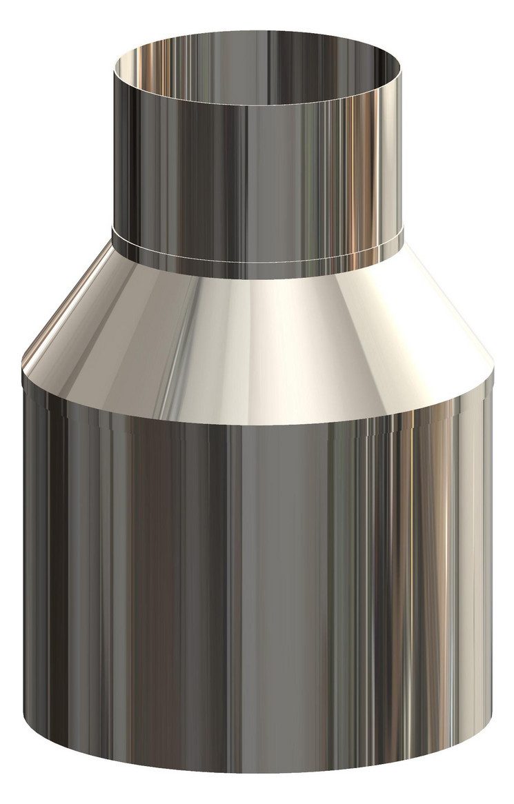 ATEC Abgastechnologie PP-Rohr ATEC Schornstein Mündungsabschluss DN80/125 701754, DN80/125, 80 mm