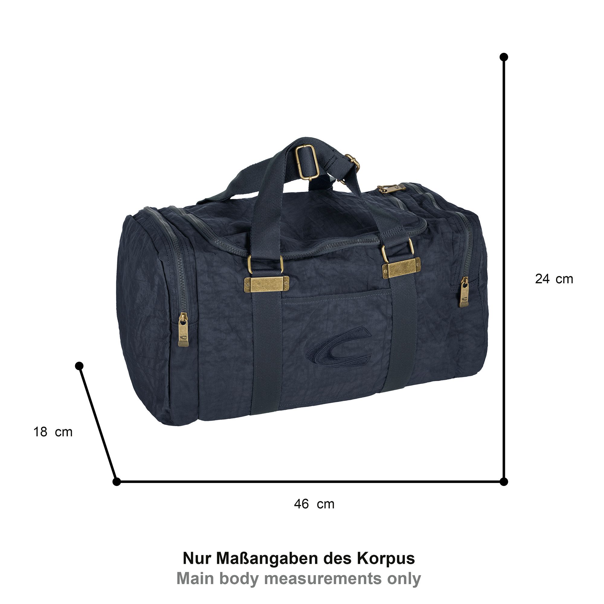 camel active Weekender Journey, Unisex Reisetasche mit vielen Funktionen und Logostickerei