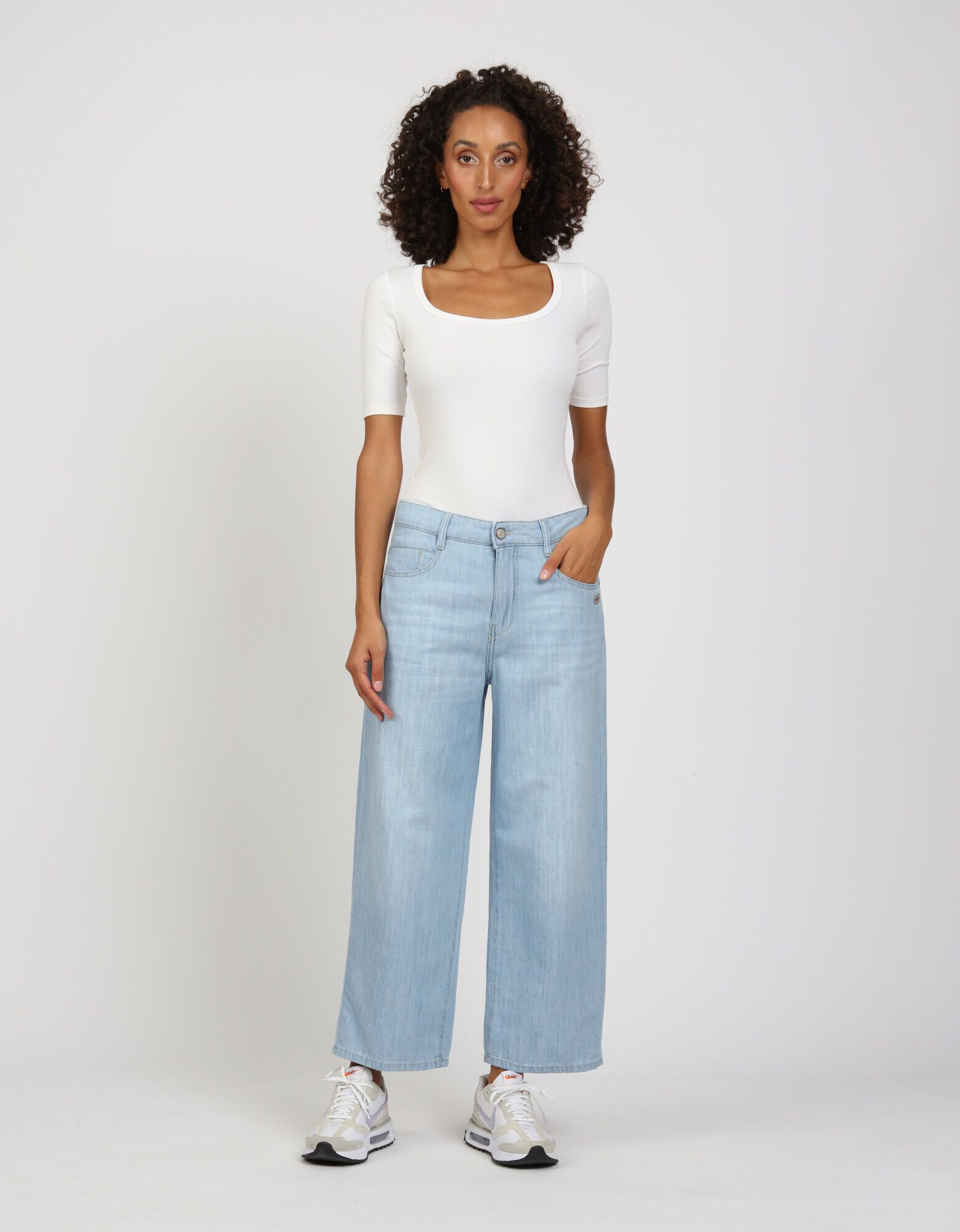 GANG Relax-fit-Jeans 94CAROL CULOTTE im 5-Pocket-Style