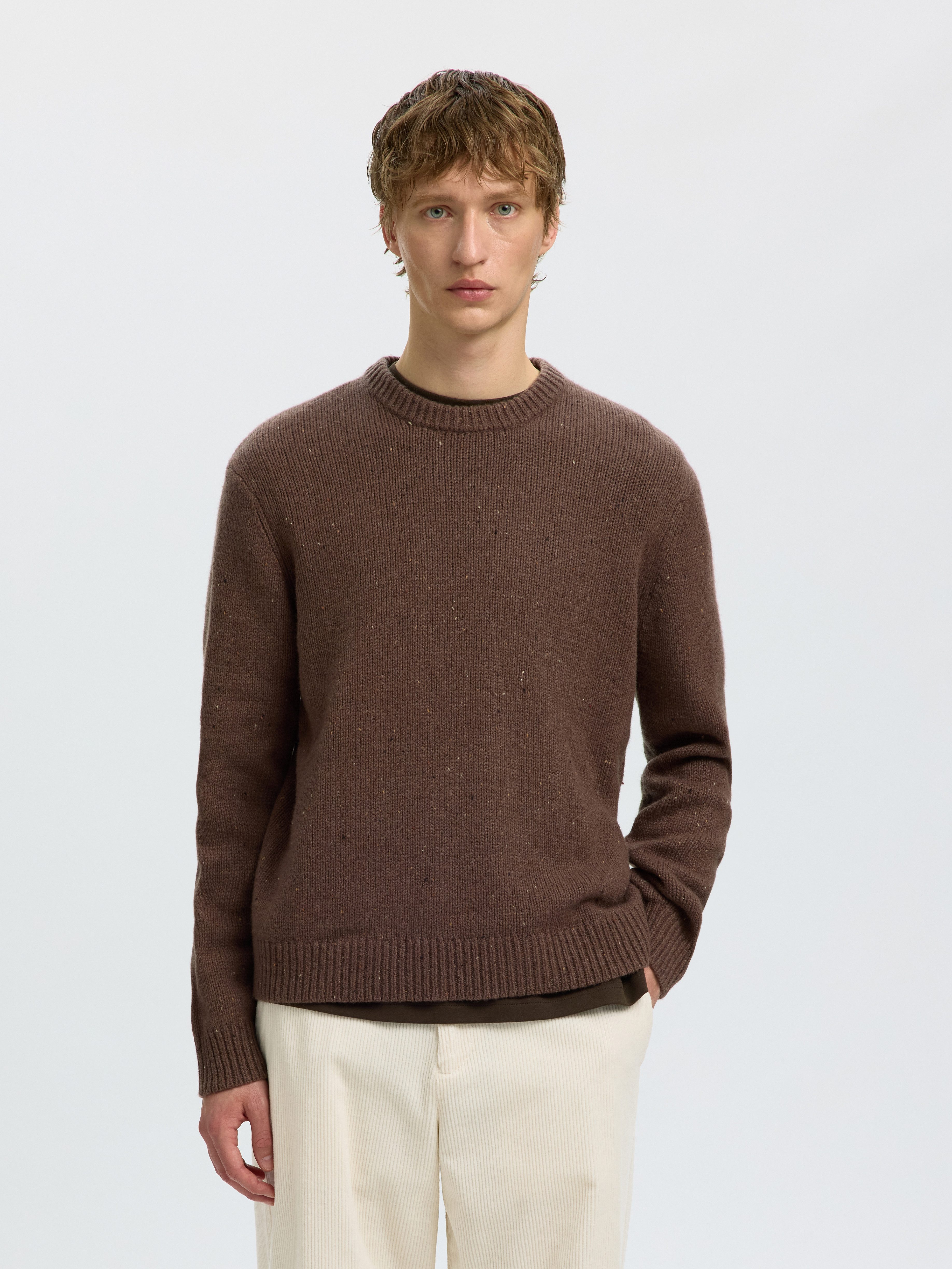 Selected Rundhalspullover SLHCODY LS KNIT RELAXED CREW NECK NOOS