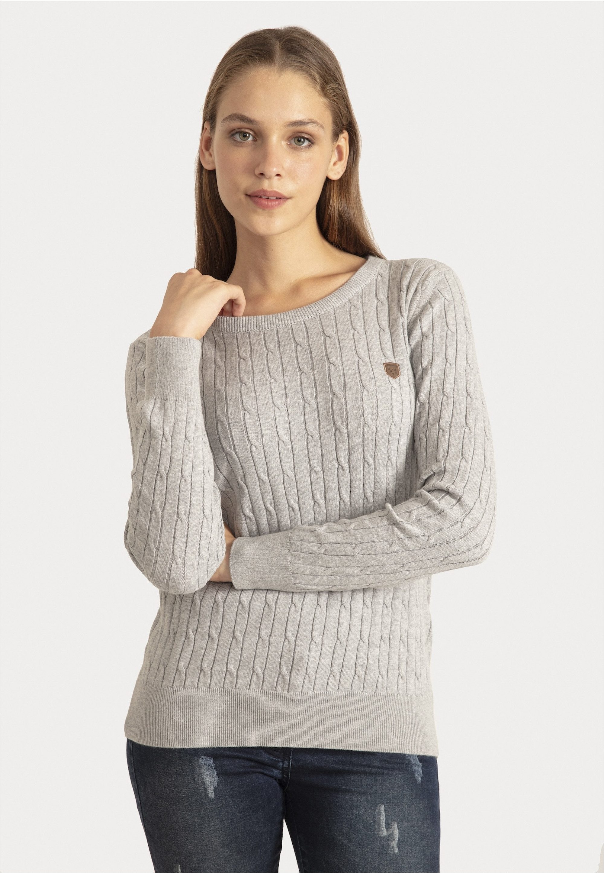 SIR RAYMOND TAILOR Strickpullover Authen (1-tlg) mit klassischem Rundhalsau günstig online kaufen