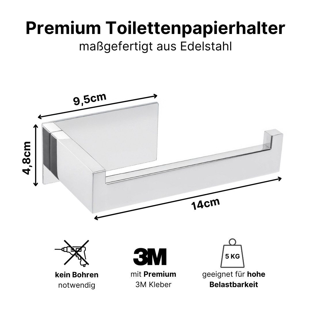 LIVINA HOME Toilettenpapierhalter Klopapierhalter Selbstklebend, WC Rollenh günstig online kaufen