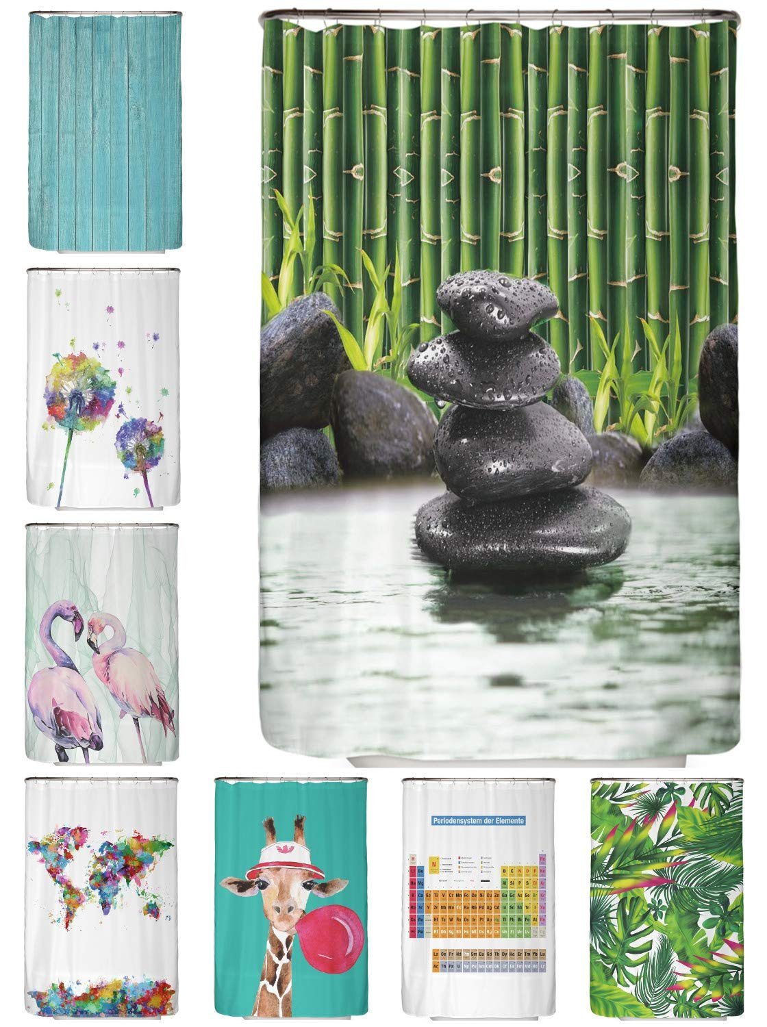 Arteneur Duschvorhang Breite 120 cm, Anti-Schimmel Beschichtet, Beschwerter günstig online kaufen