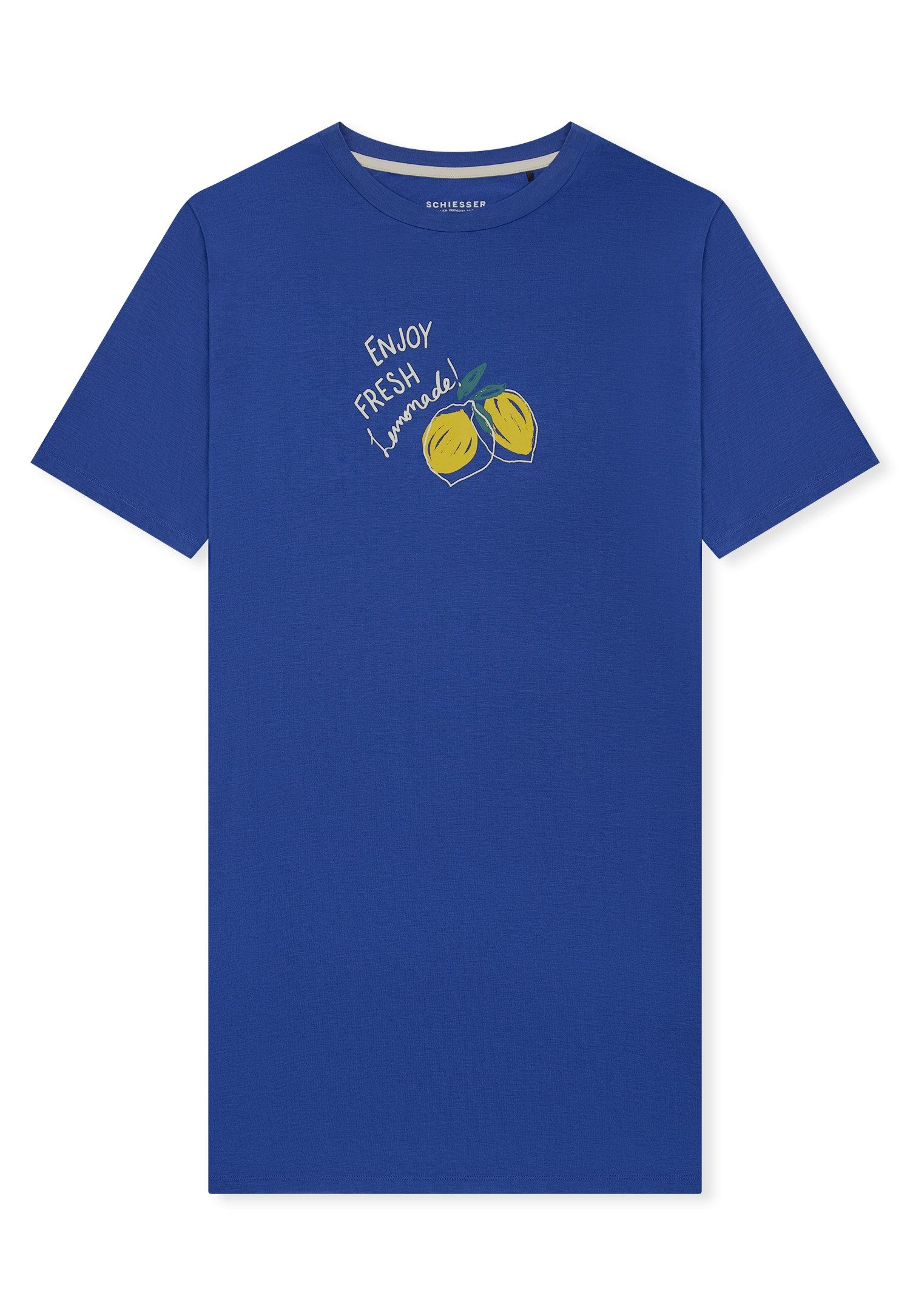 Schiesser Nachthemd Casual Fashion Gesamtlänge ca. 90 cm, in fließender Single-Jersey Qualtiät