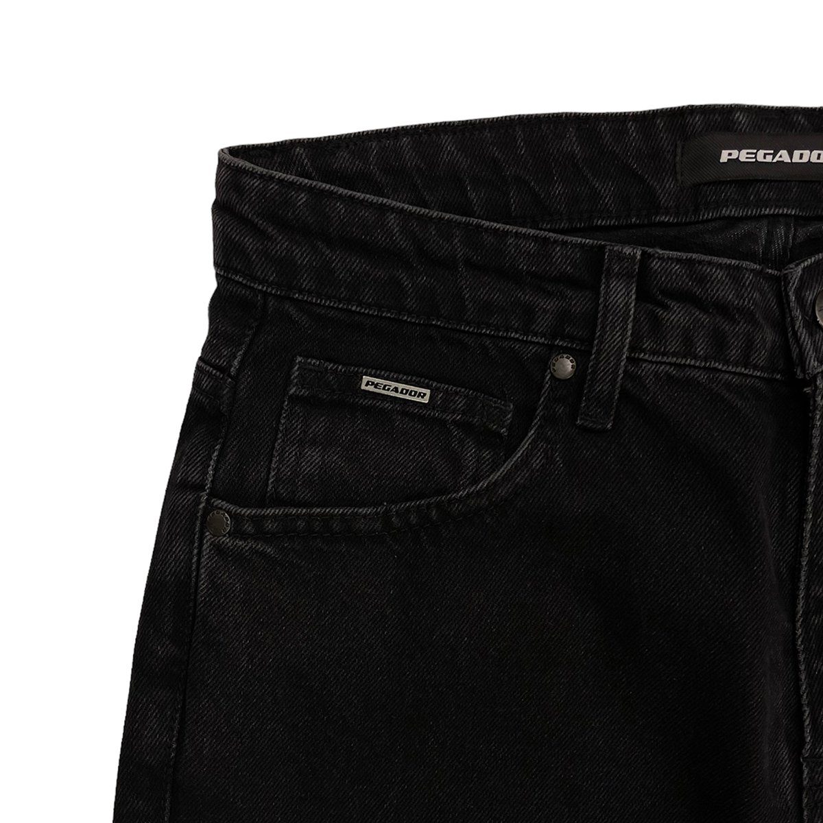 logogeprägte Hem Pegador (1-tlg., Set) Knöpfe Presto und Open kein Nieten 5-Pocket-Jeans