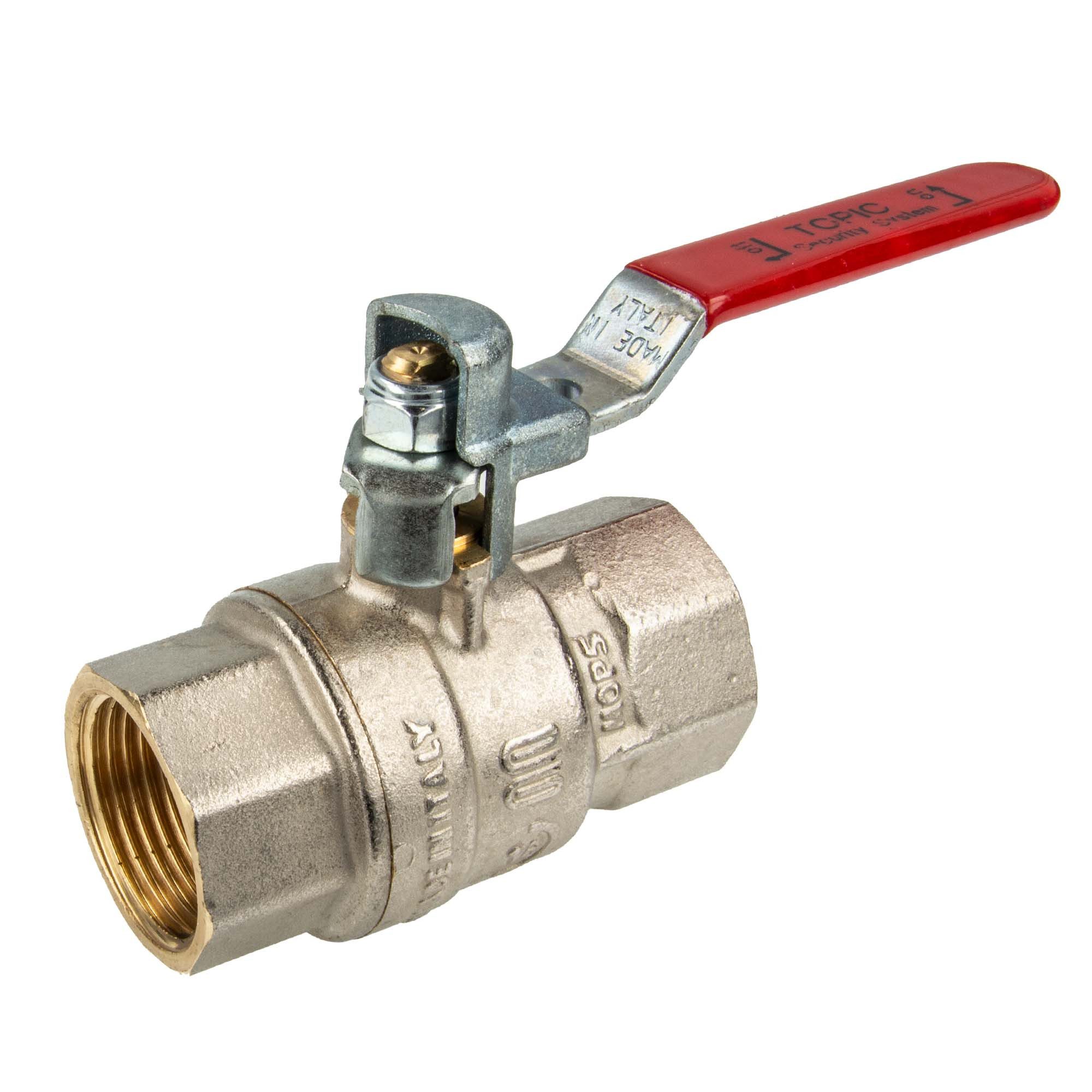 Bongas Deutschland GmbH Kugelhahn TOPIC IG/IG mit abschliessbarer Vorrichtung, absperrbar gegen unbefugte Nutzung