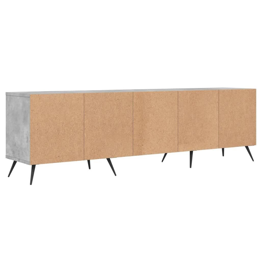 TV-Schrank vidaXL Holzwerkstoff Betongrau cm 150x30x44,5 (1-St) TV-Schrank