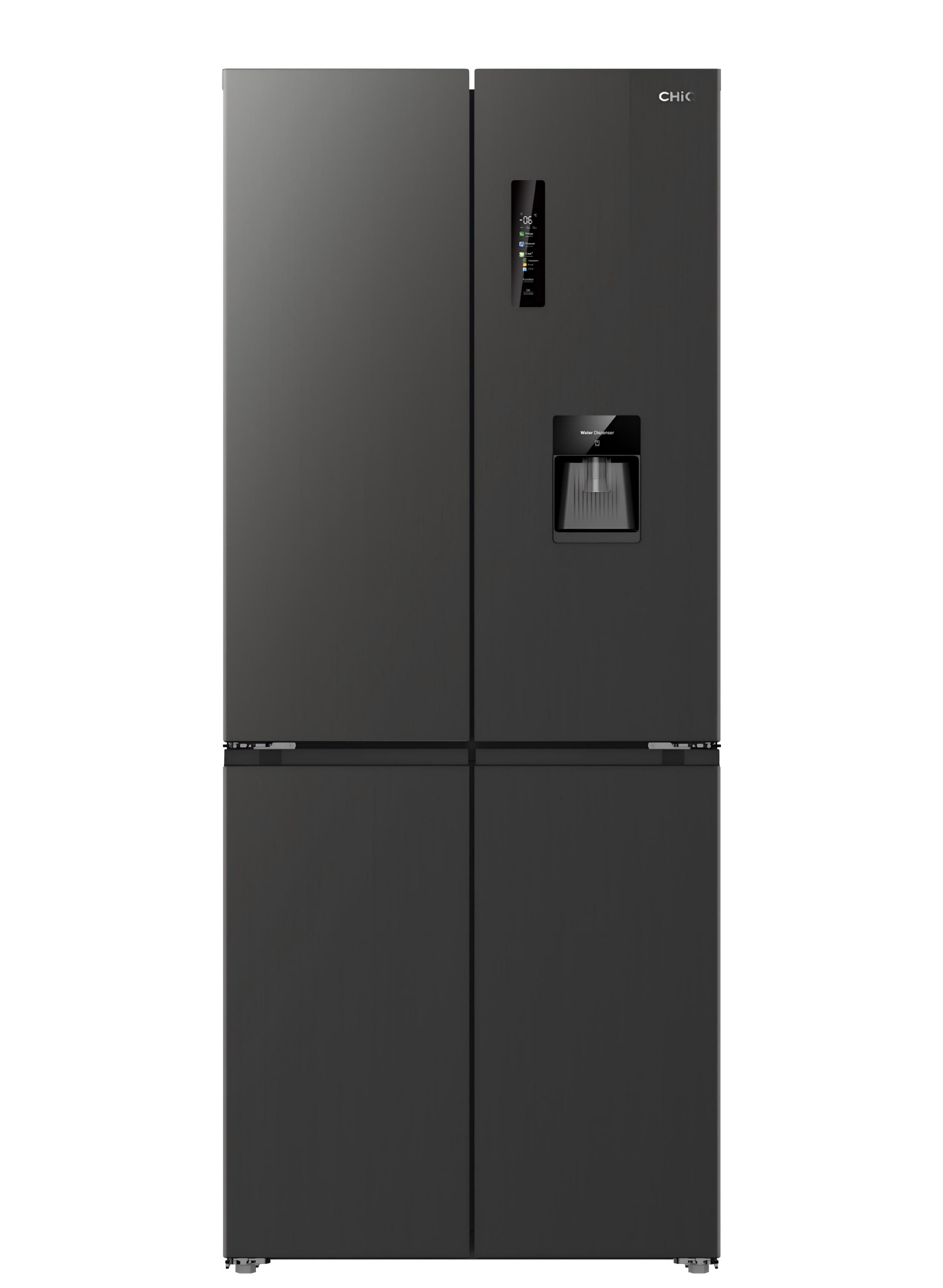 CHiQ Multi Door Einbau CCD460NGE, 192 cm hoch, 79 cm breit, Total No Frost, Display auf der Tür