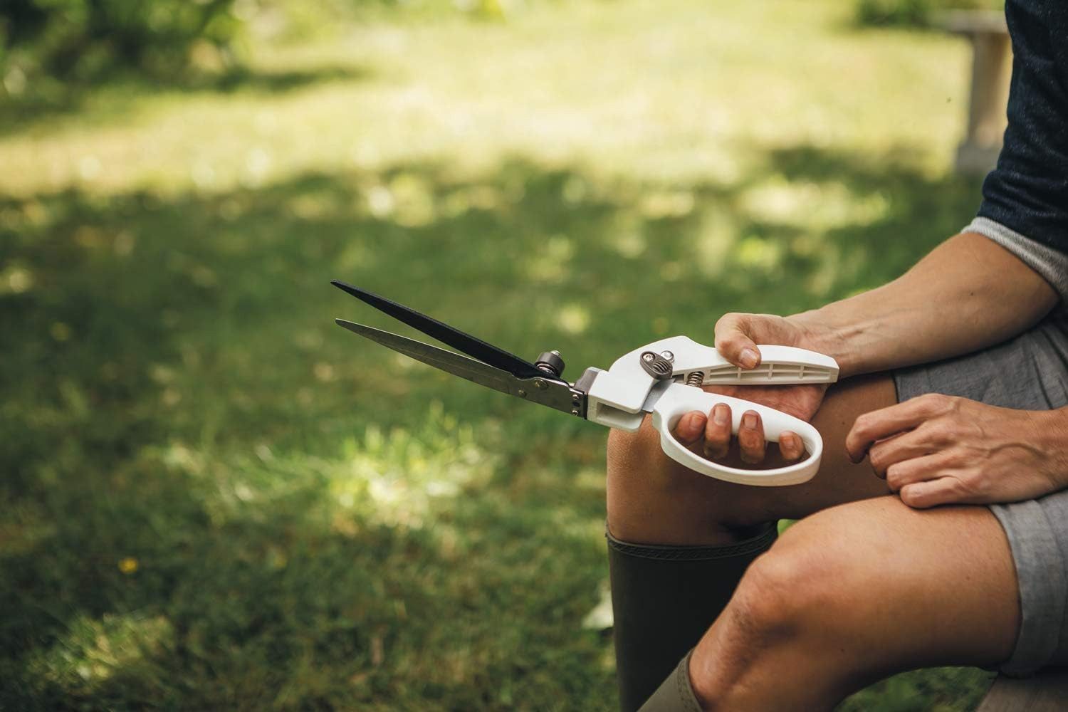 Fiskars Gartenschere Rasenkantenschere GS41 für Form- und Rückschnitt von Rasen und Hecken, (1-tlg)