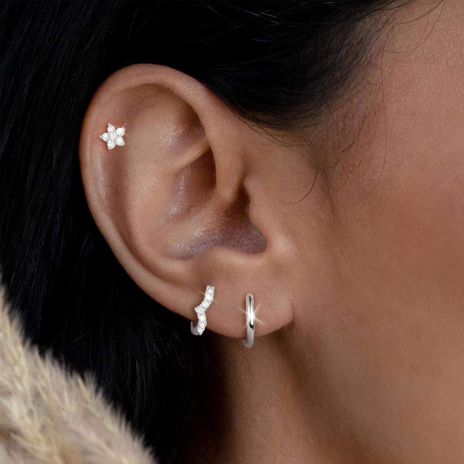 LuxusKollektion Schmuckset Funia Ohrringe Set Silber günstig online kaufen