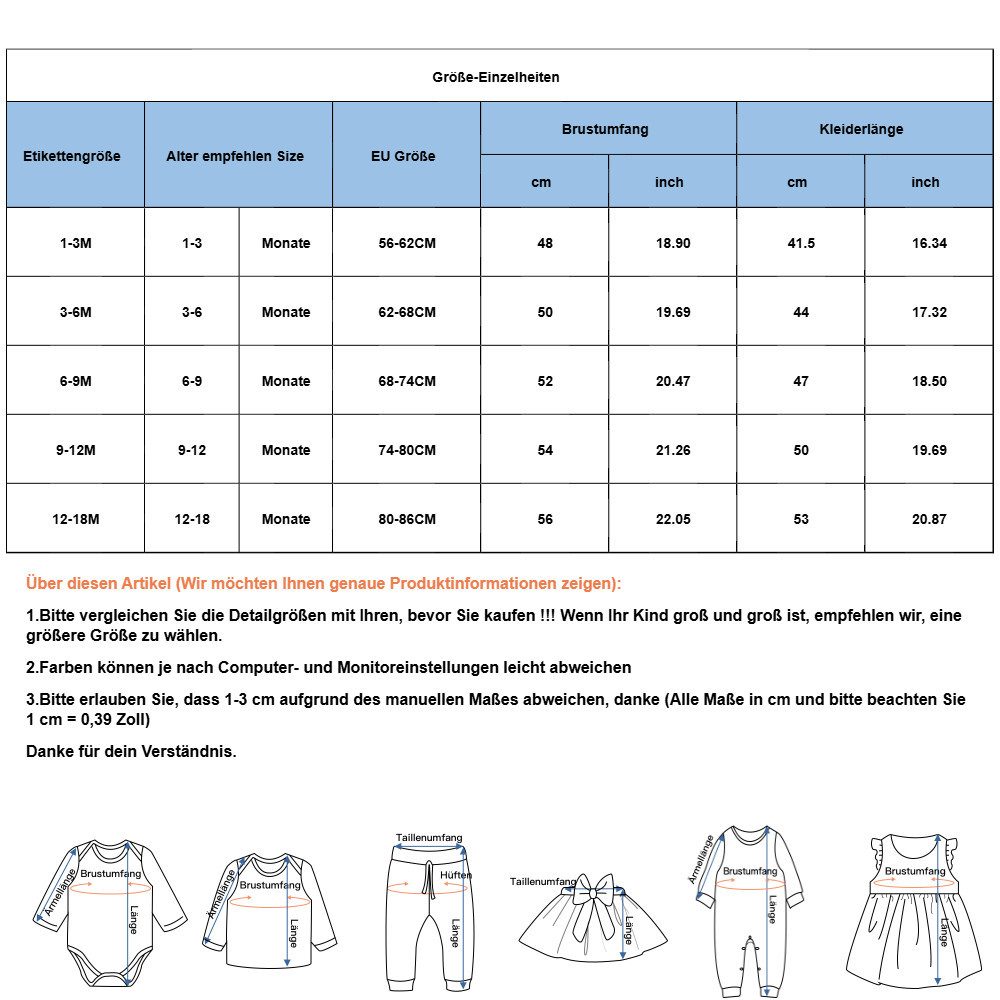 Lapastyle Strampler Sommer gestreifter Body für Babys (Jungen Mädchen) mit Bärenaufnähern (1-tlg) Lässige Jumpsuits, Pyjamas, Loungewear