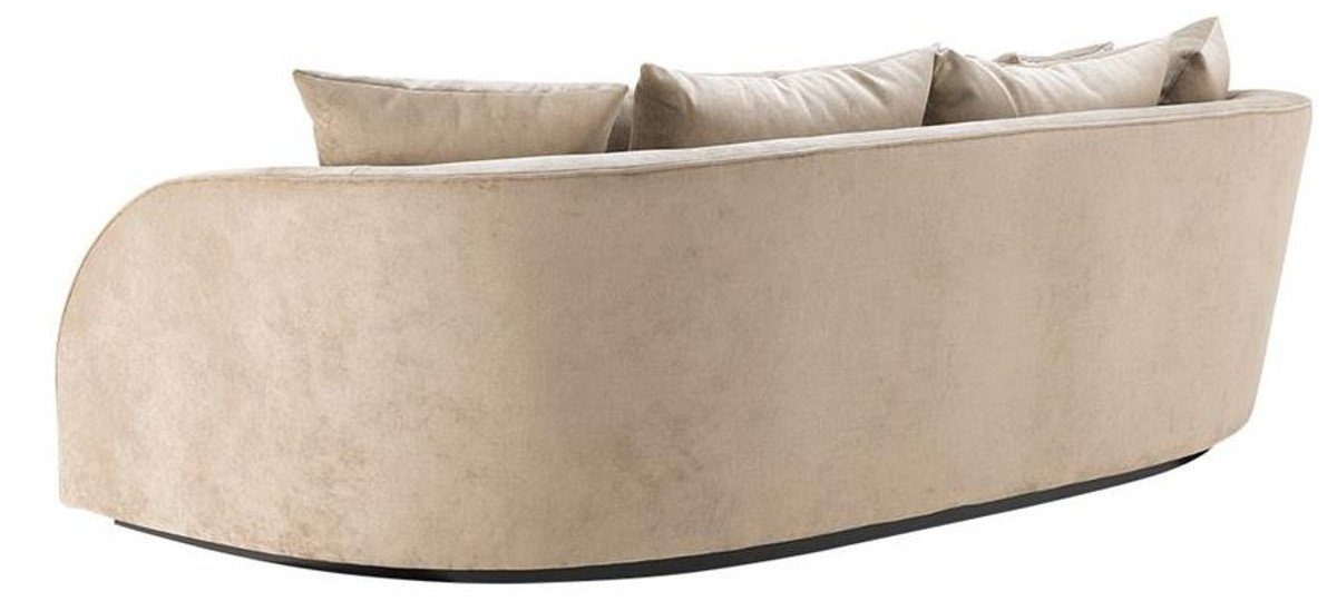 Sofa 91 Hotel Luxus - Designer Casa H. x x cm 72 255 Padrino Kollektion Greige Sofa