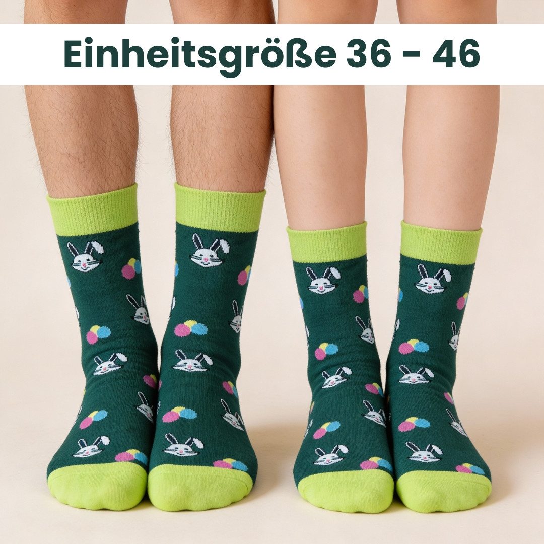 TwoSocks Freizeitsocken Osterhase Socken lustige Oster Socken Herren & Damen, Einheitsgröße