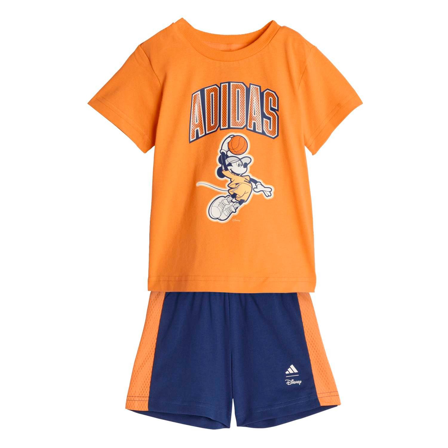 adidas Performance T-Shirt Jogginganzug Disney Micky Maus (T-shirt und kurze Hose)