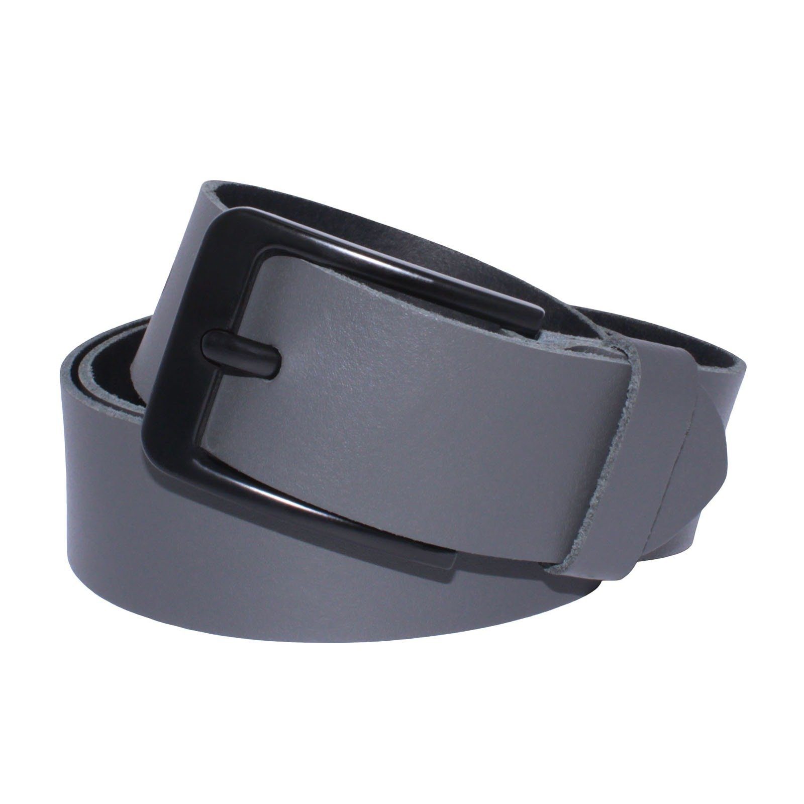 Manza Ledergürtel Gürtel Ledergürtel 4cm breit Echt Leder Jeansgürtel Unisex Kürzbar