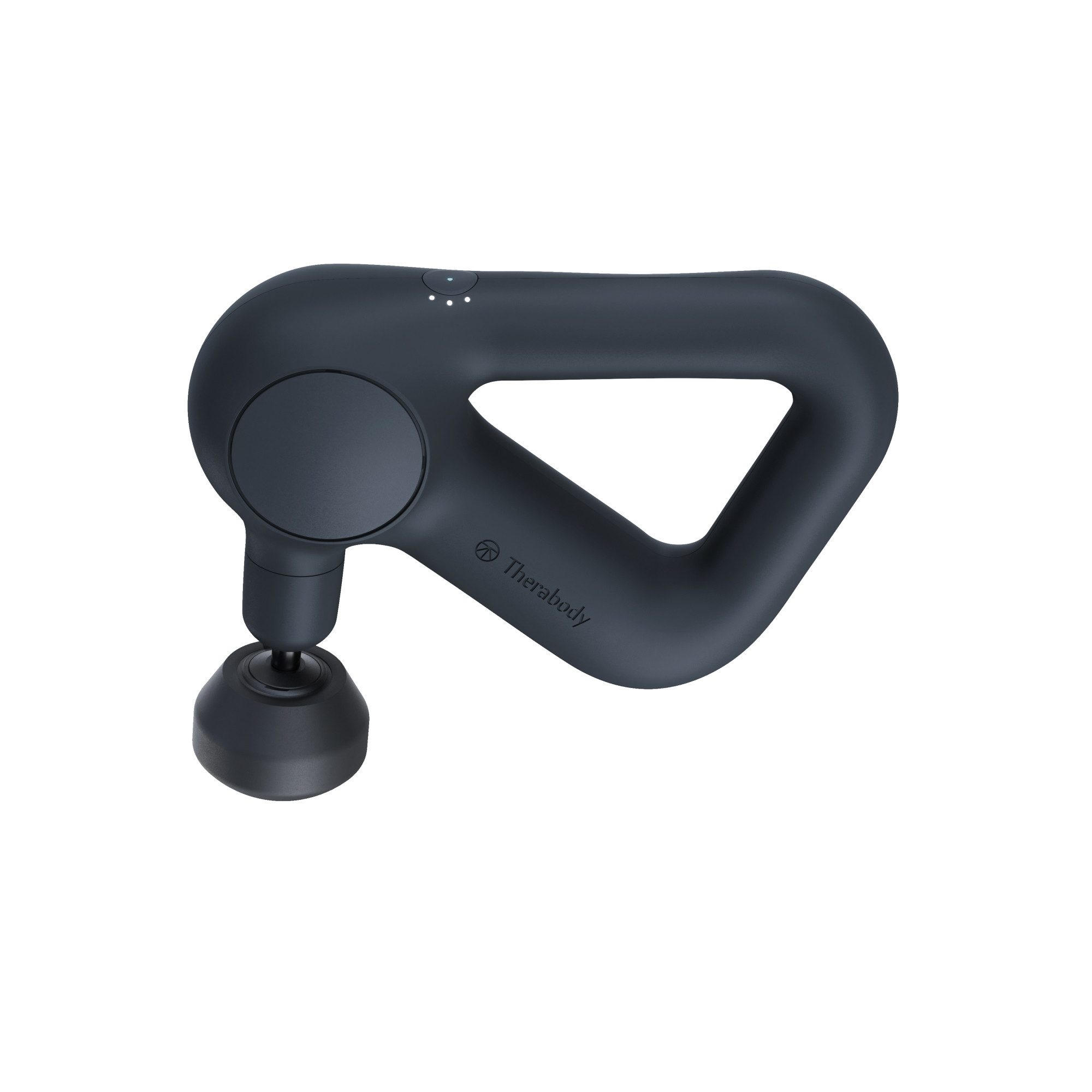 Therabody Massagepistole Theragun Relief - ergonomischer Multi-Dreiecksgriff für ganzen Körper, Schmerzlinderung bei Verspannungen, fördert Durchblutung, 3 Aufsätze