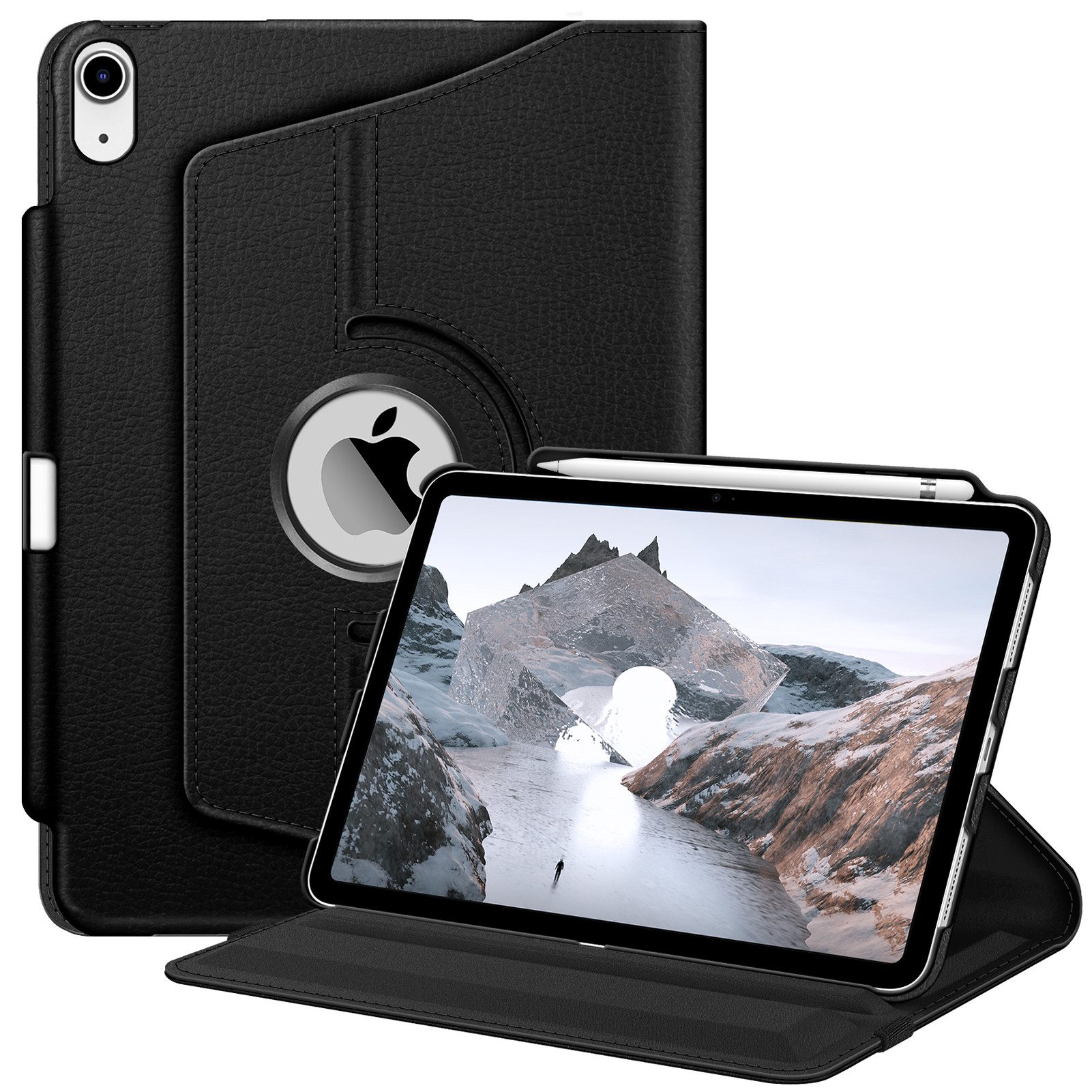 Fintie Tablet-Hülle für iPad 11. Generation 2025 11 Zoll (A16), iPad 10. Generation 2022 10.9 Zoll, mit Pencil Halter, 360 Grad drehbarem Ständer und Auto Schlaf/Wach