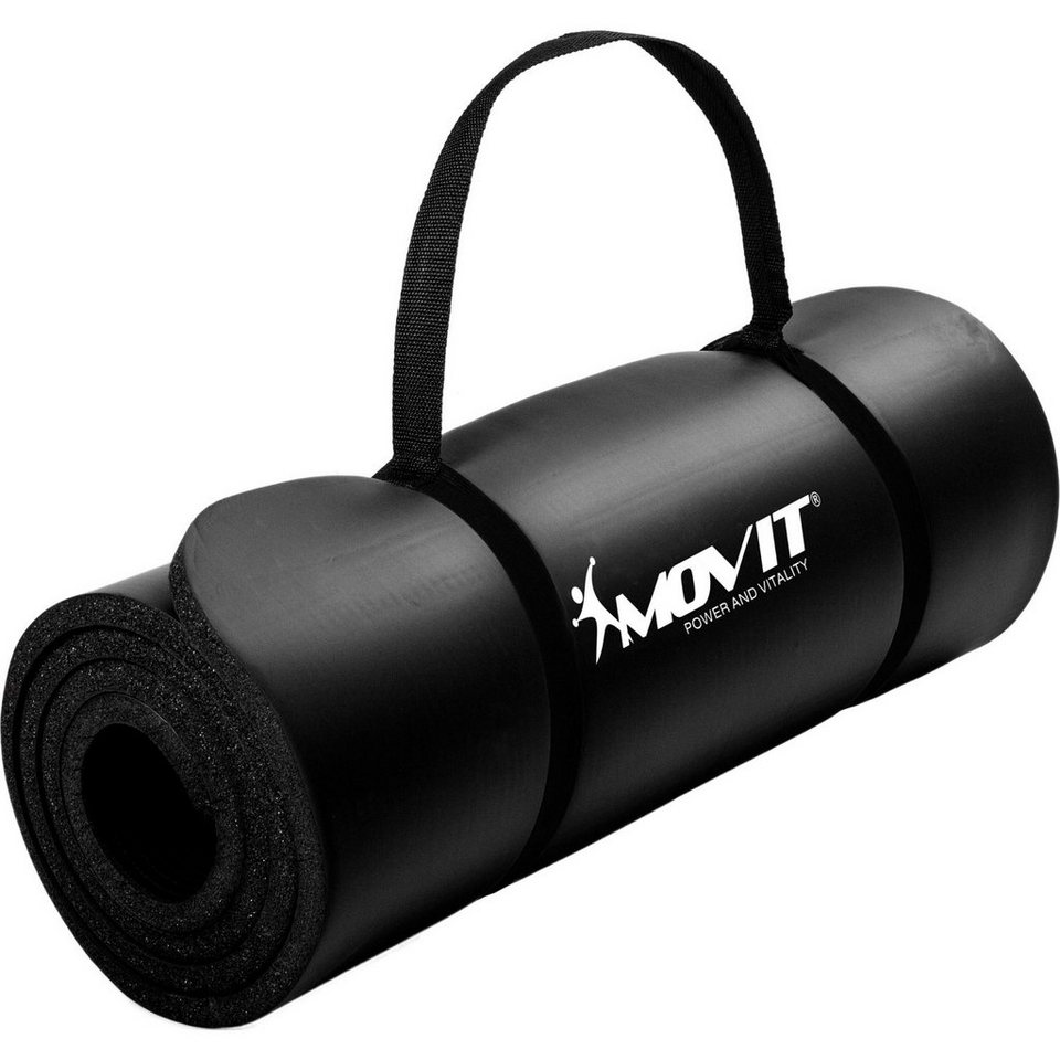 Yogamatte schadstoffgeprüft Yoga Matte in 12 unterschiedlichen Farben Movit XXL TPE Pilates Gymnastikmatte 190x100 oder 190x60 cm Stärke 0,6cm 